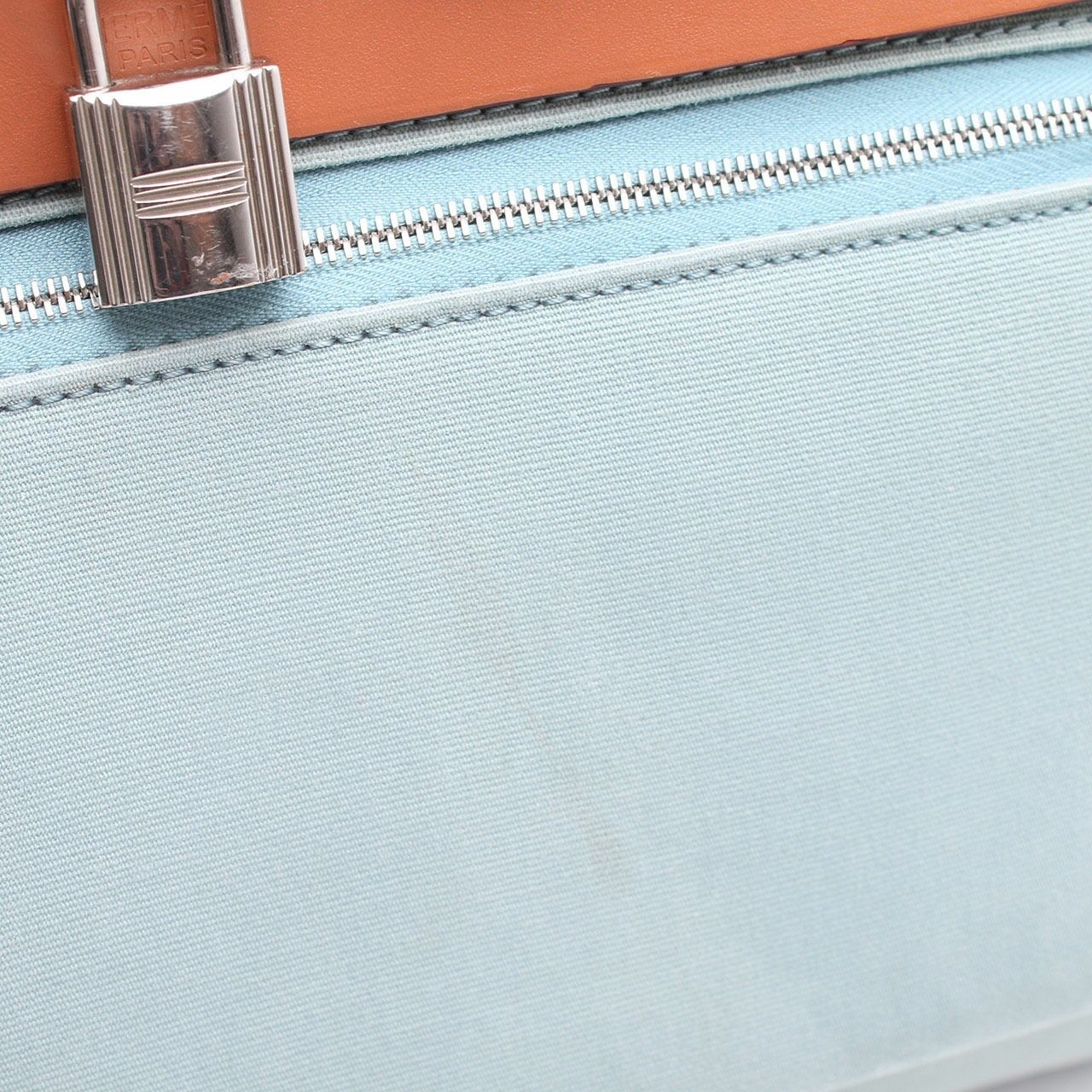 Hermes Herbag Blue Satchel Bag 