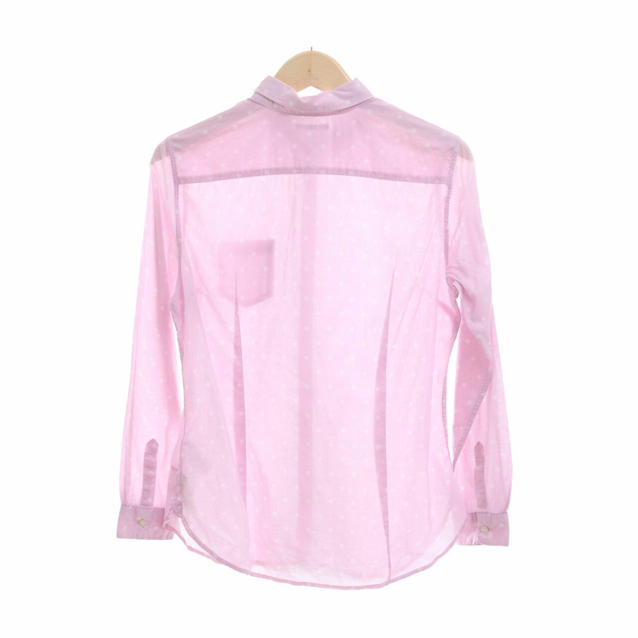 UNIQLO Pink Polka Dot Shirt