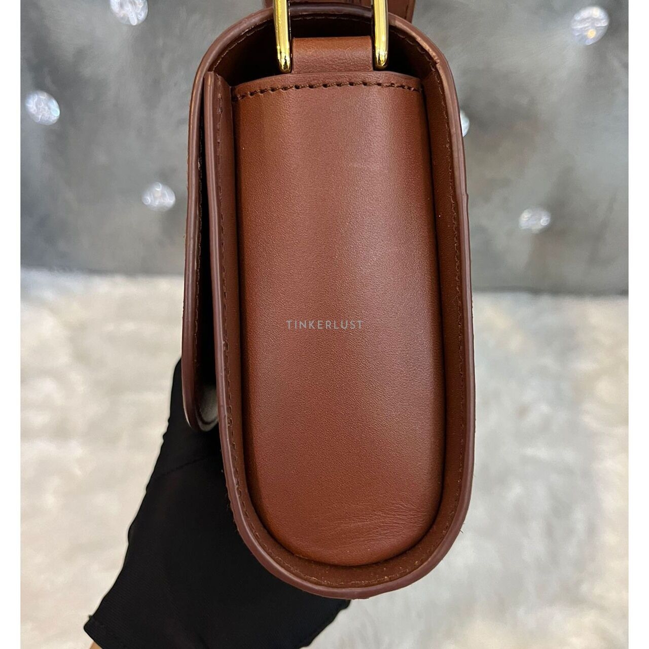 A.P.C Betty Horizon Small Hazelnut Brown GHW Sling Bag