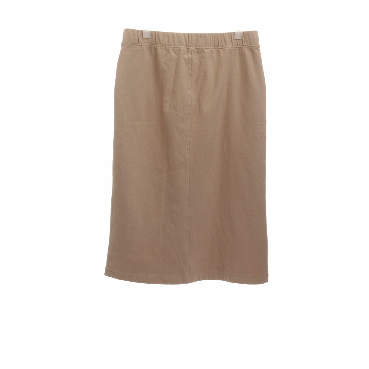 UNIQLO Beige Midi Skirt