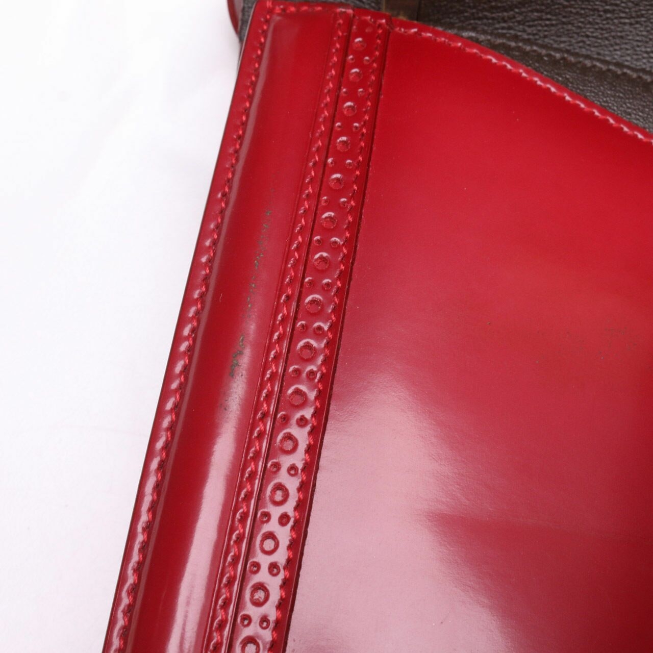 Salvatore Ferragamo Red Flap Shoulder Bag