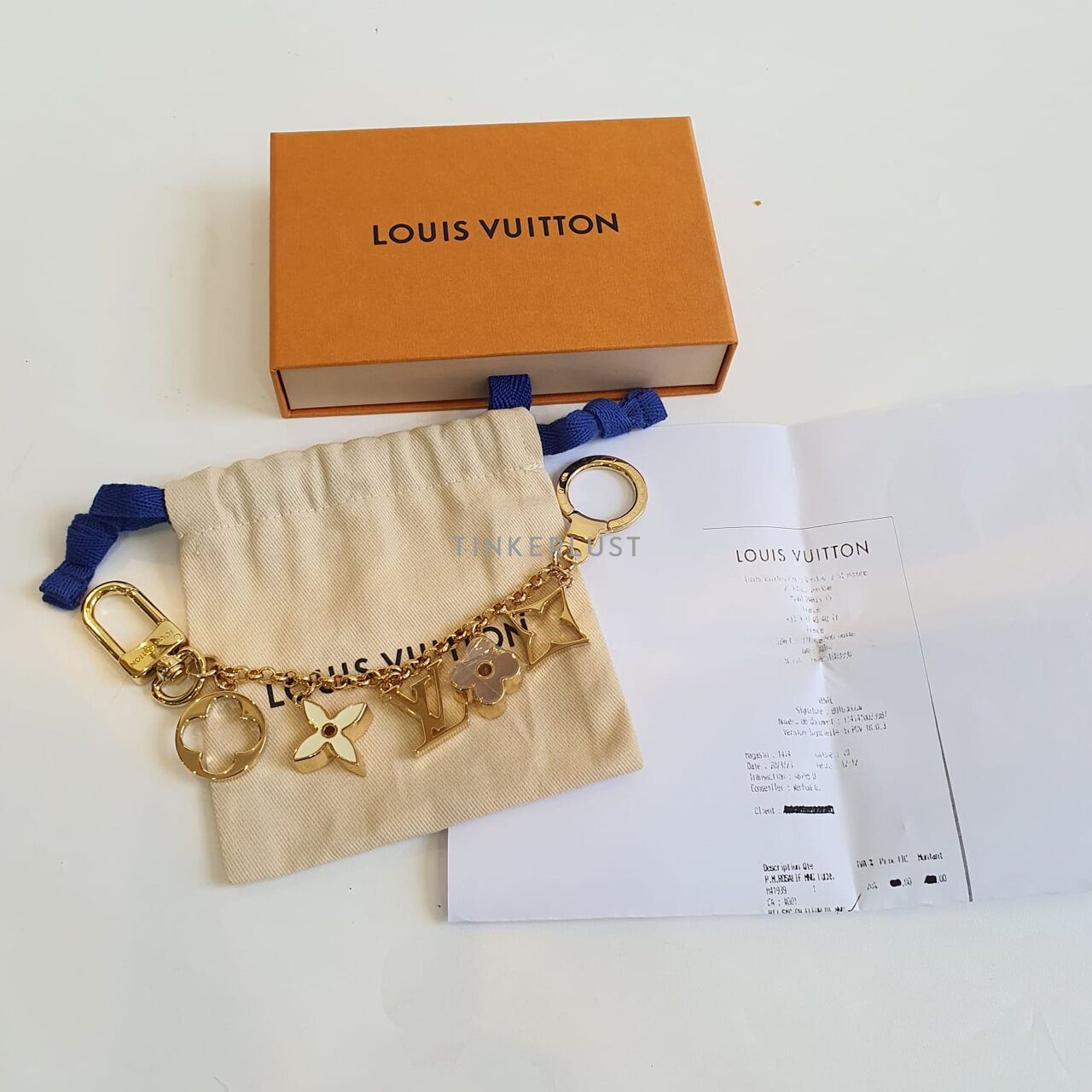 Louis Vuitton Fleur De Monogram Charm Keychain