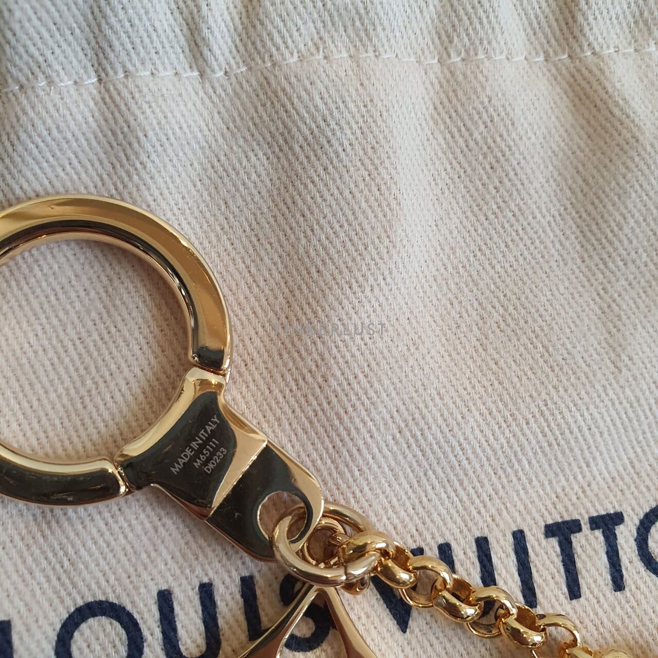 Louis Vuitton Fleur De Monogram Charm Keychain