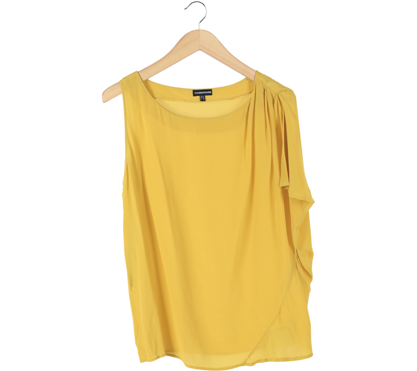 Warehouse Yellow One Shoulders Blouse