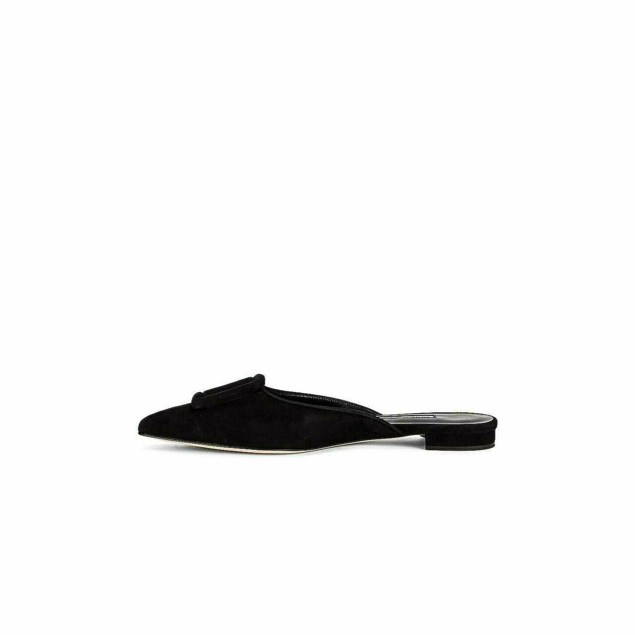 Manolo Blahnik Black Flats