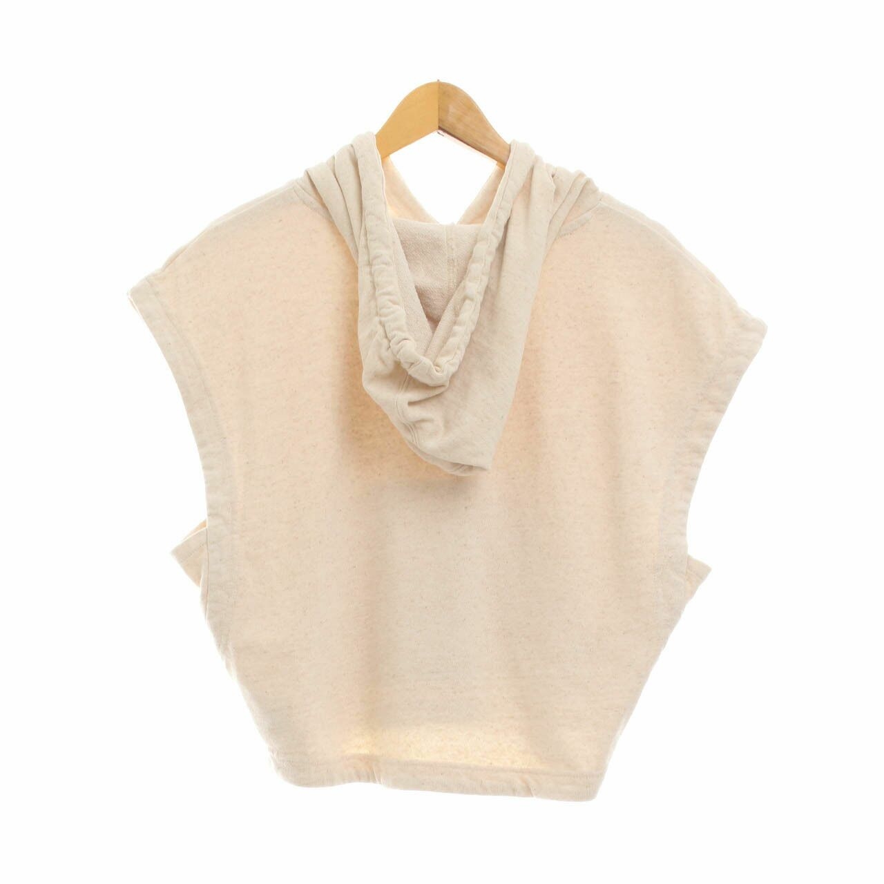 H&M Beige Hoodie Sleeveless