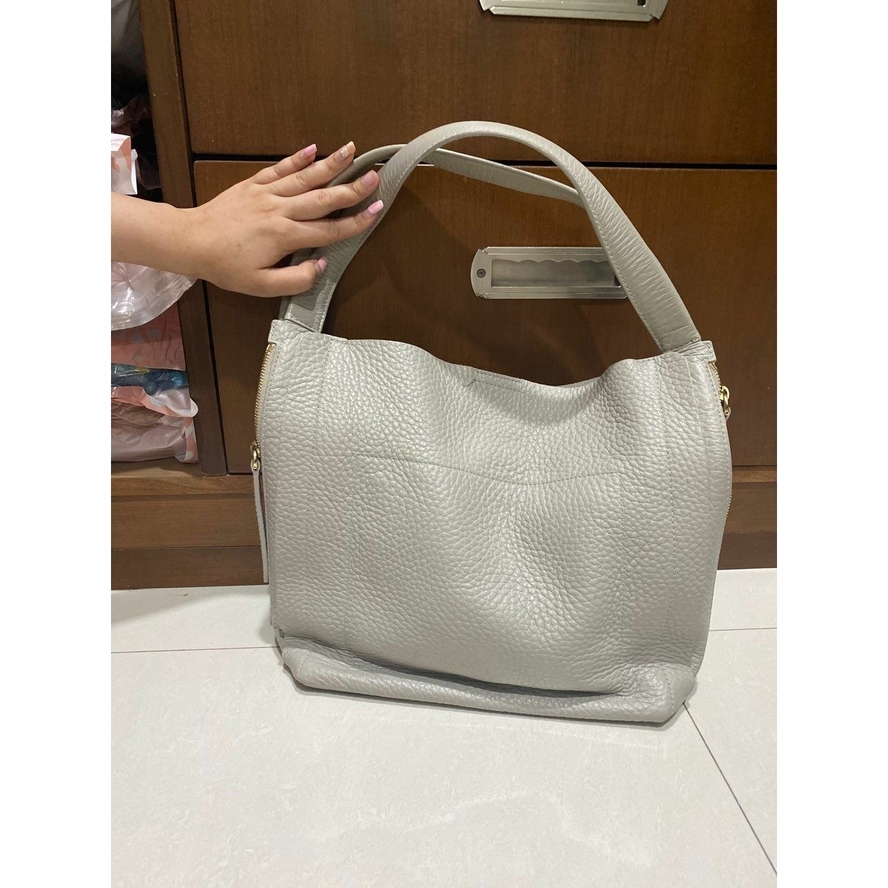 Furla Grey 2Way Handbag