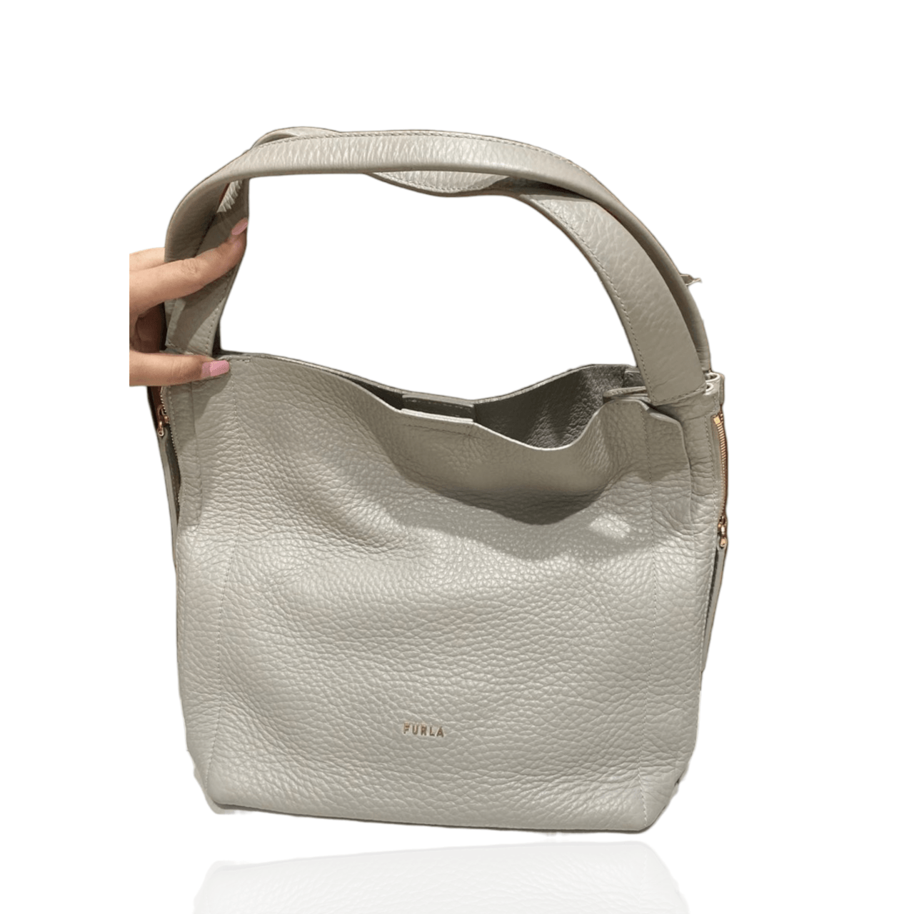 Furla Grey 2Way Handbag