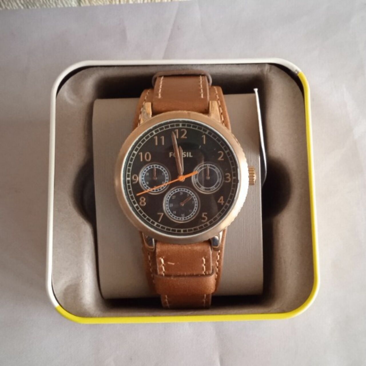 Fossil Bq2635 Silicone Brown