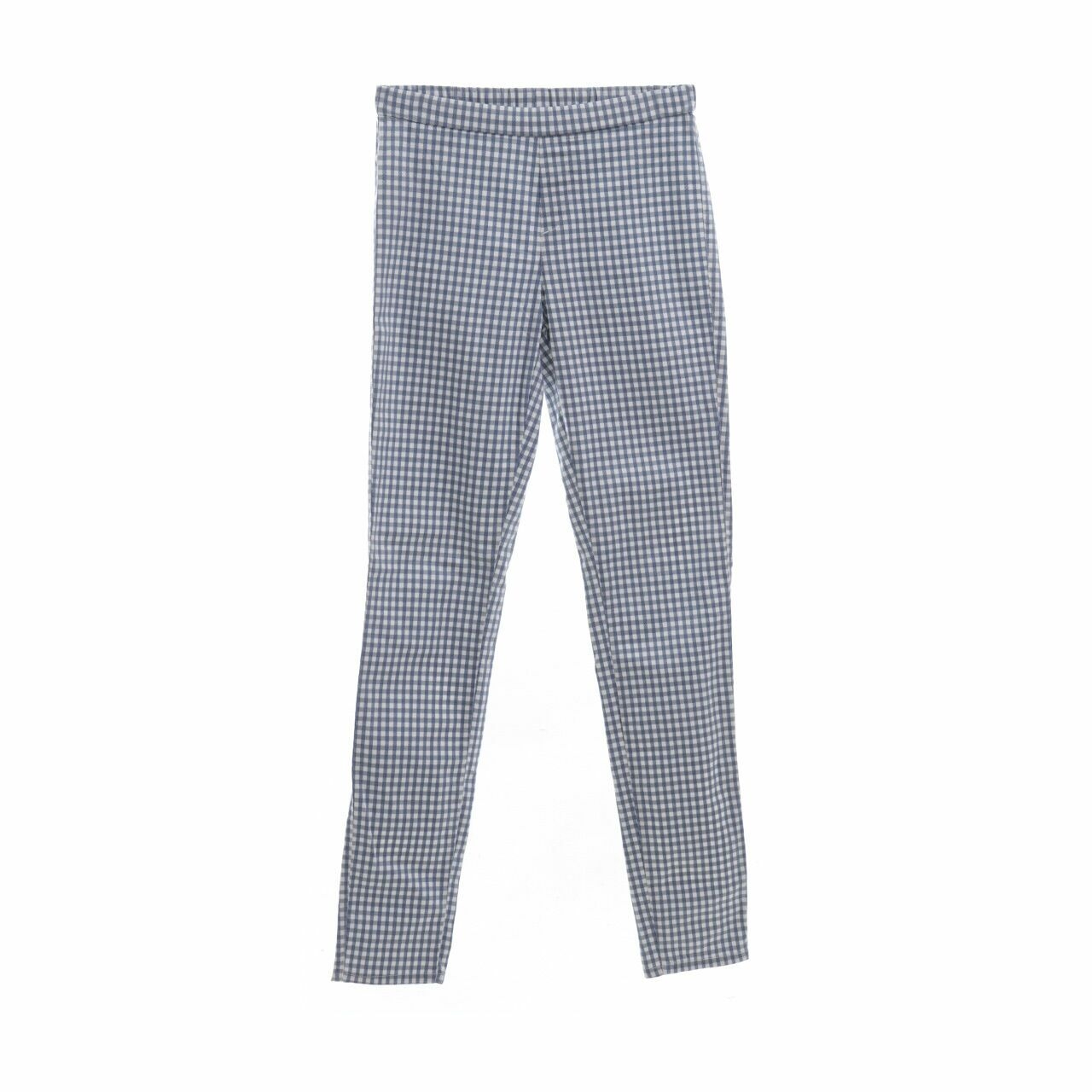 UNIQLO Blue Long Plaid Pants