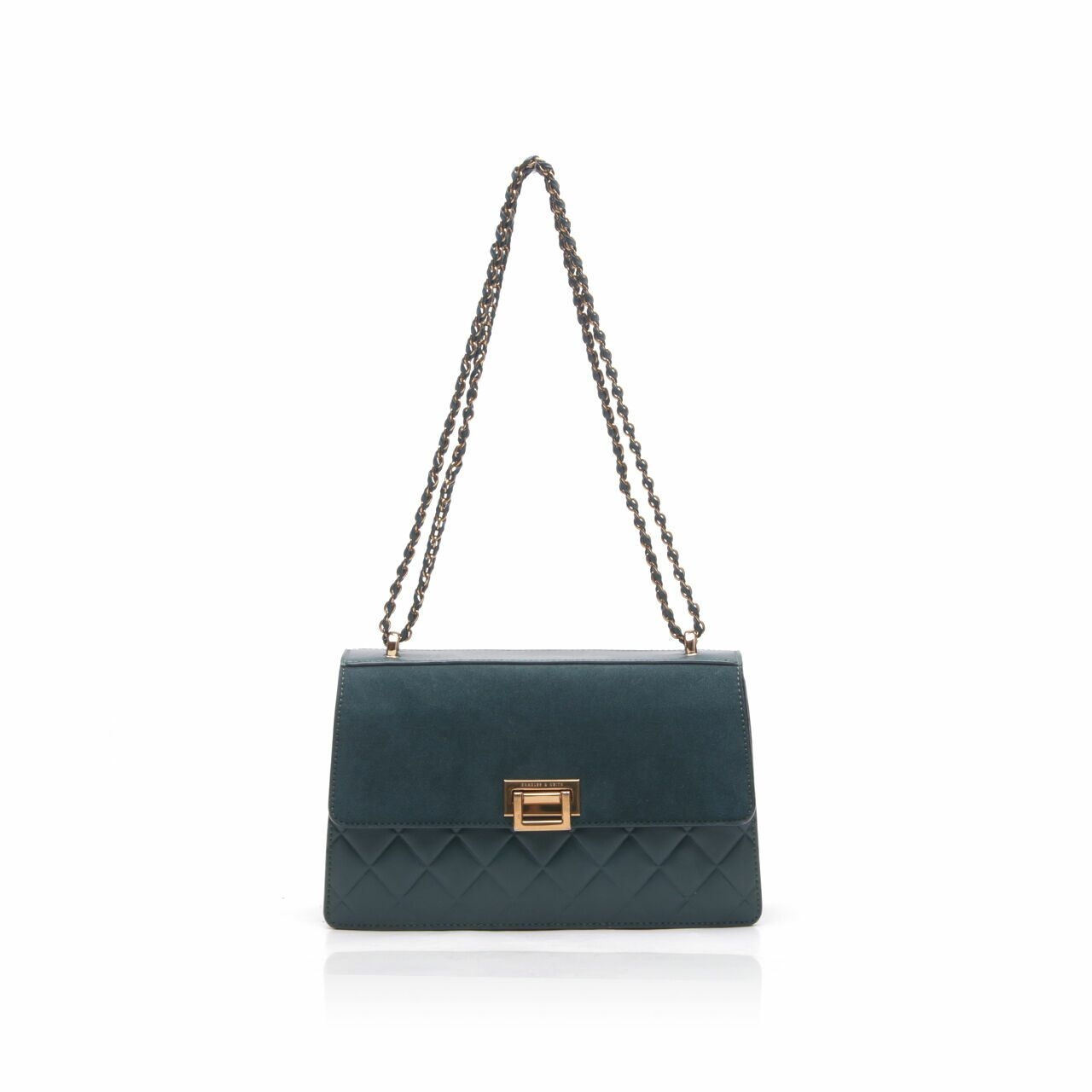 Charles & Keith Green Shoulder Bag