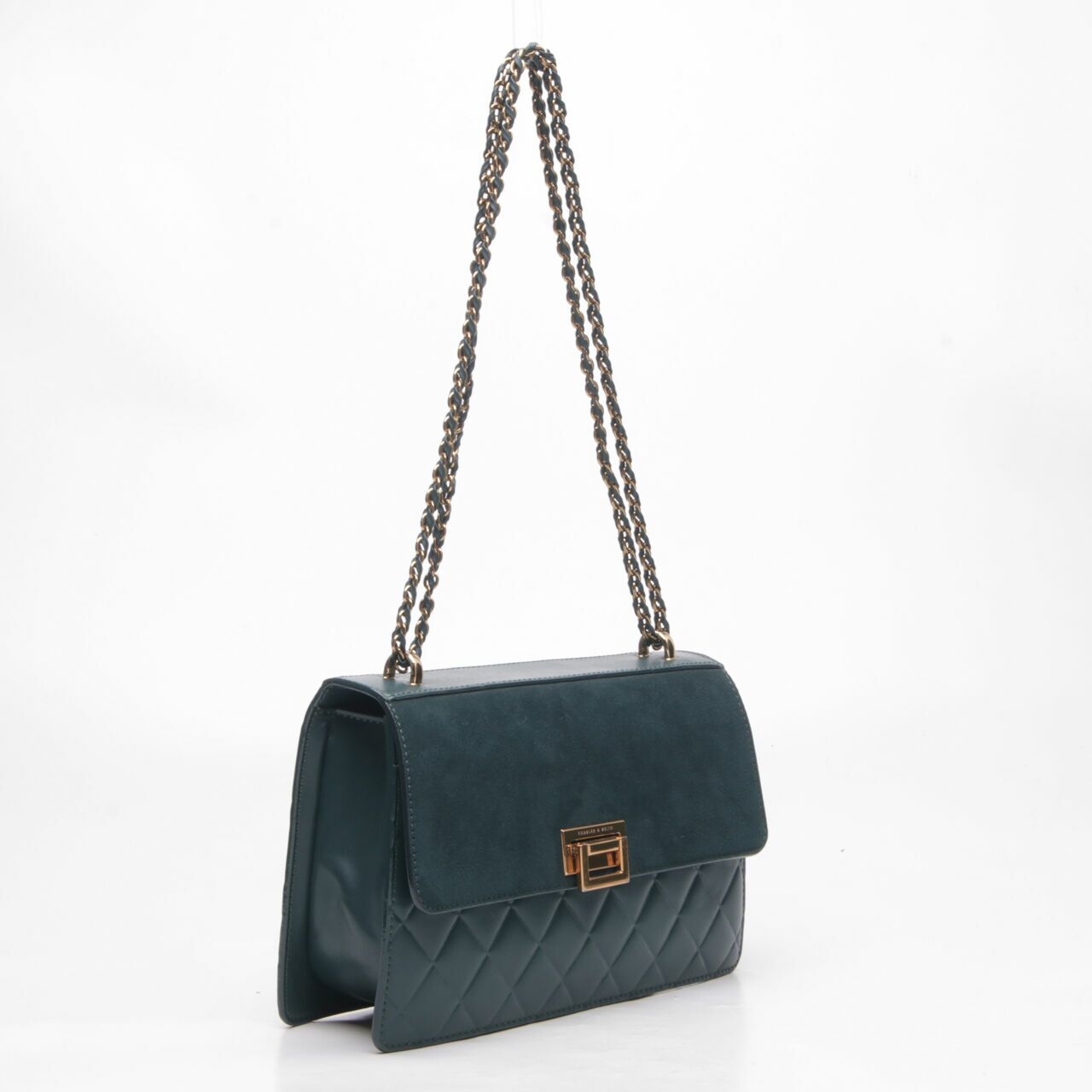 Charles & Keith Green Shoulder Bag