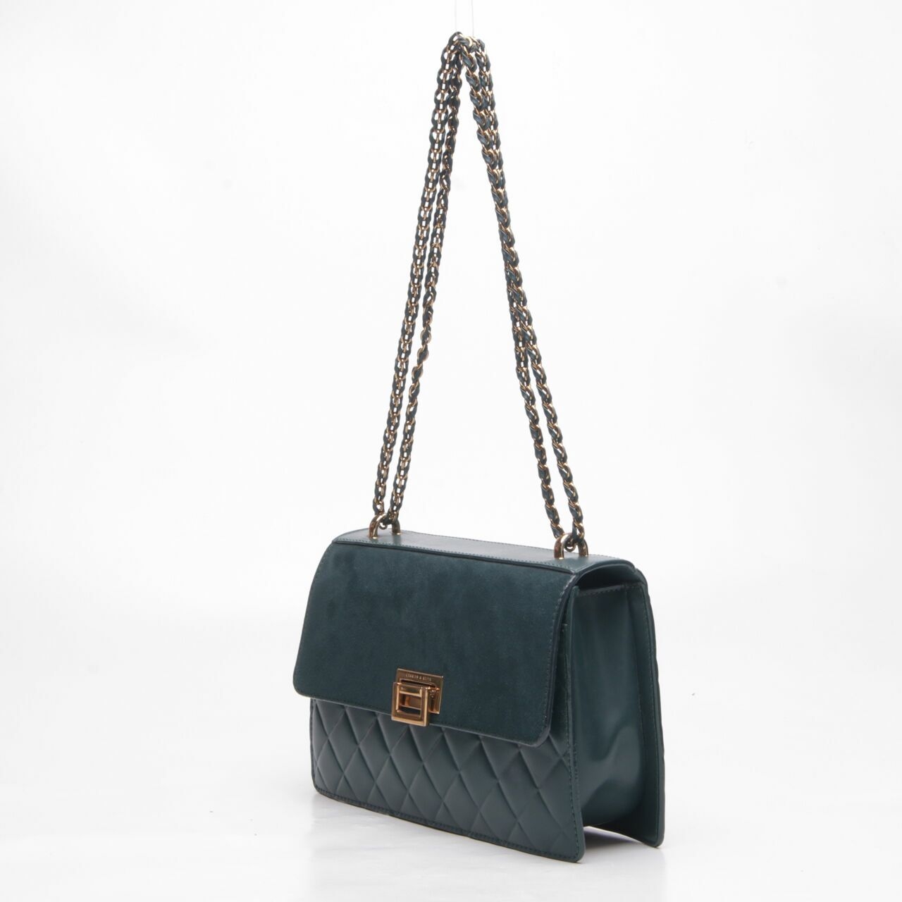 Charles & Keith Green Shoulder Bag