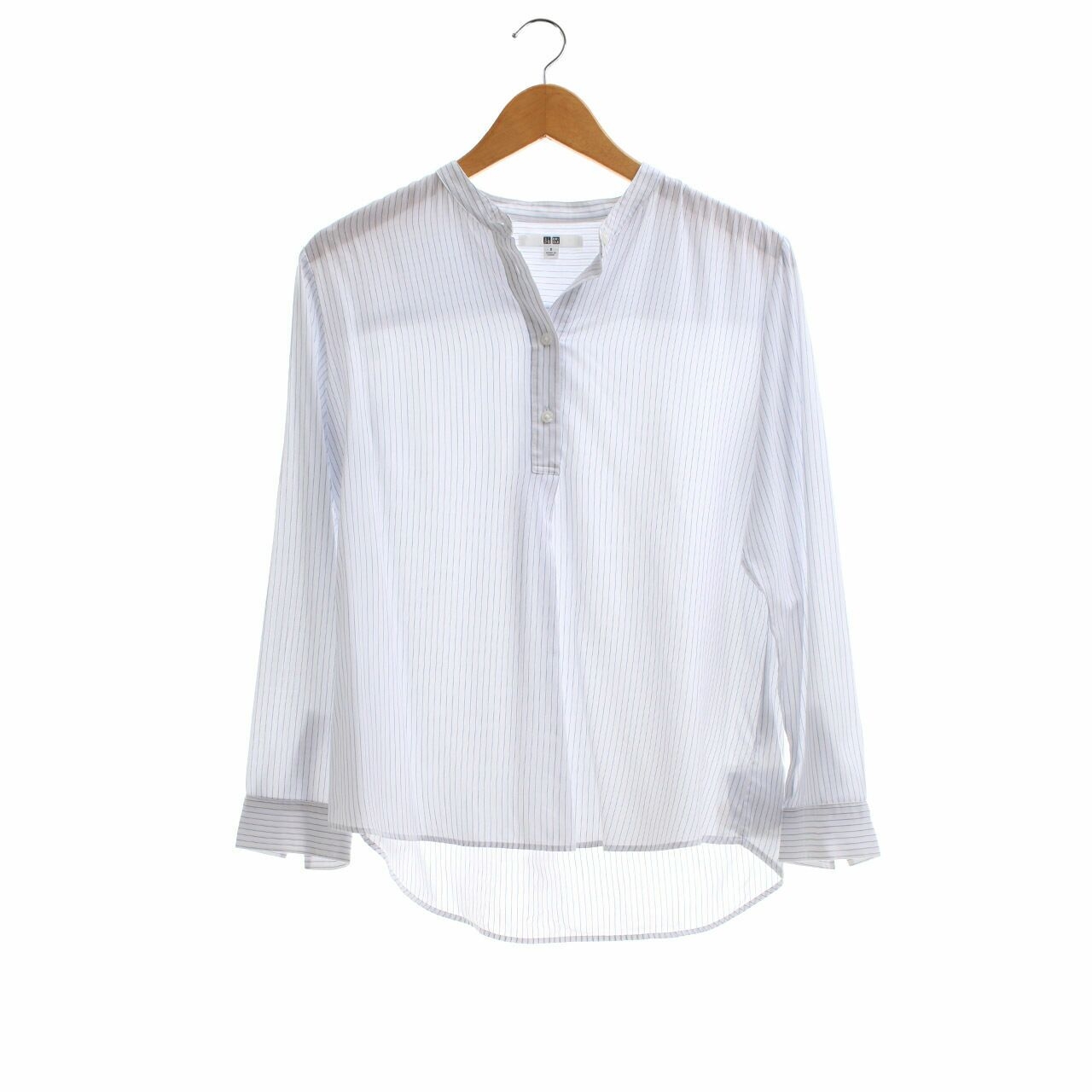 UNIQLO White Striped Blouse