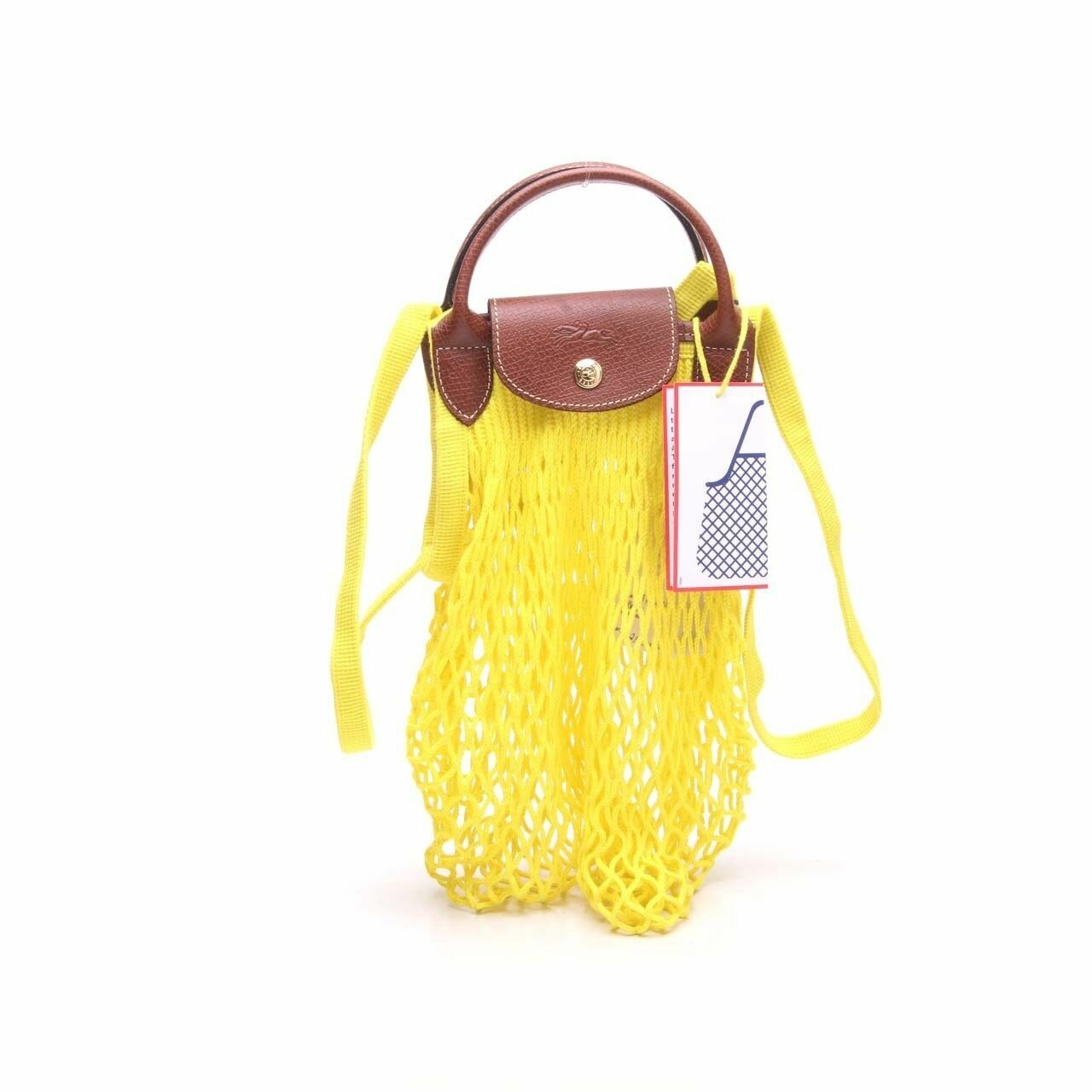 Longchamp Filet Small Yellow Handbag	