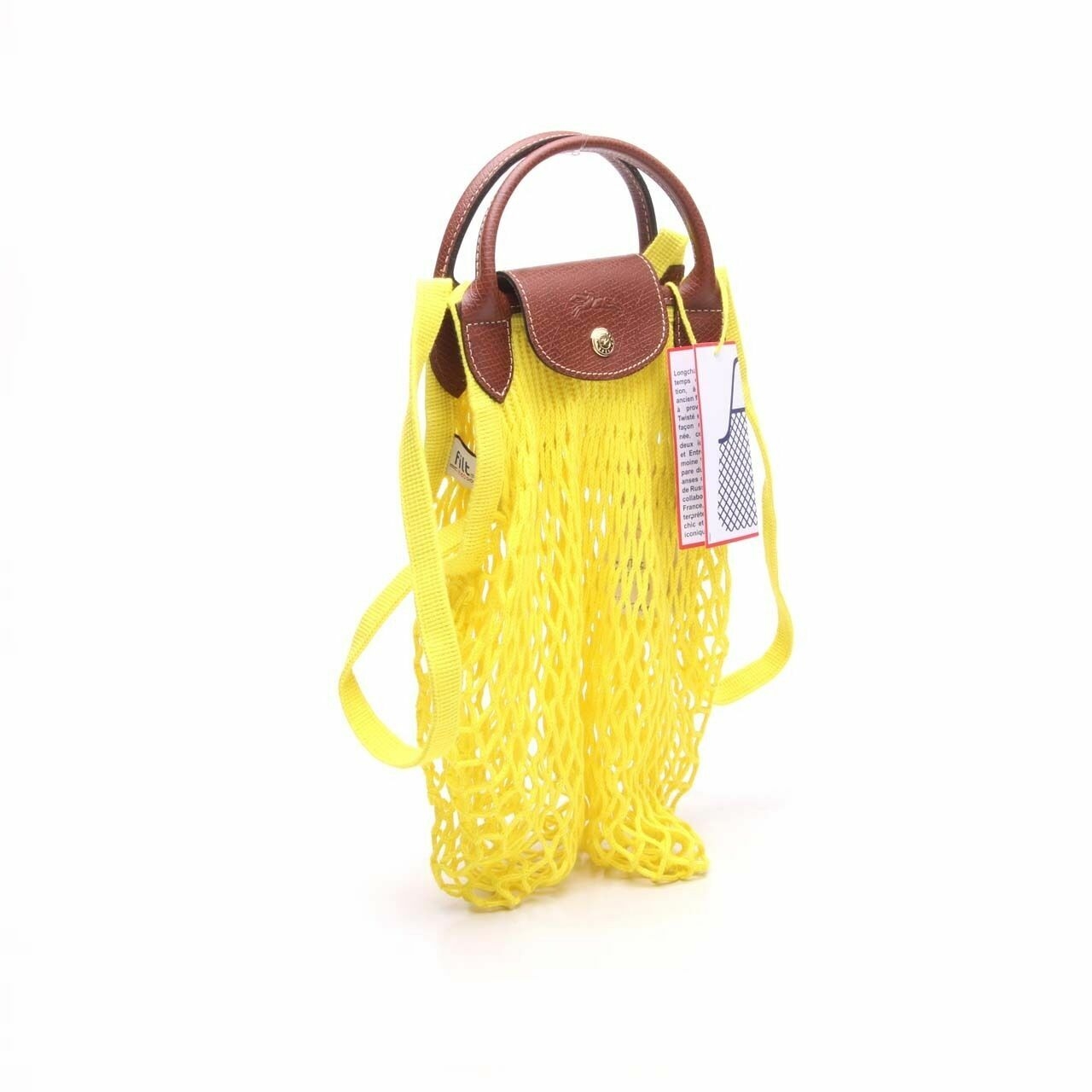 Longchamp Filet Small Yellow Handbag	