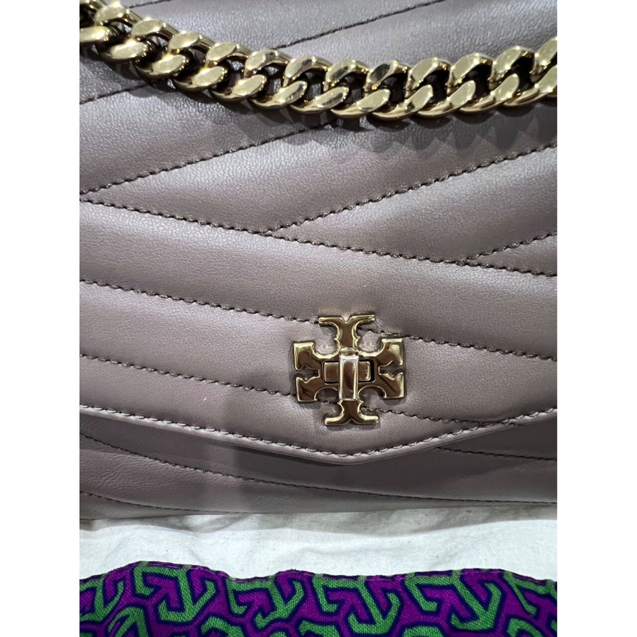 Tory Burch Taupe Sling Bag