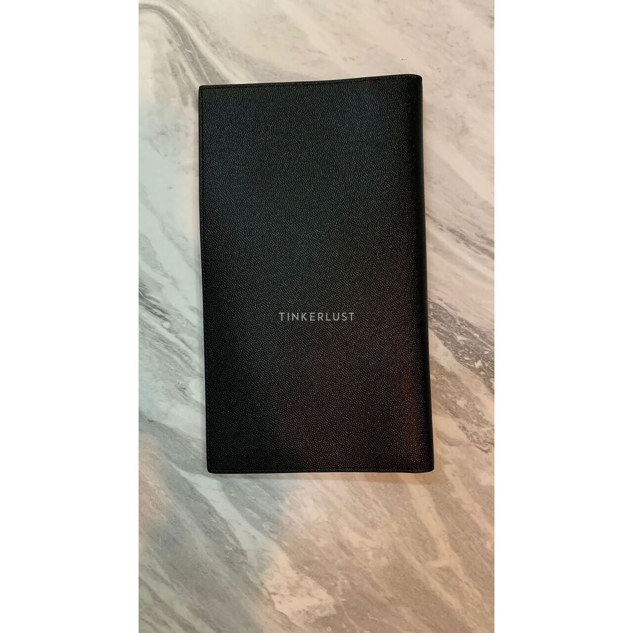 Saint Laurent Uptown Black Grain Leather Pouch