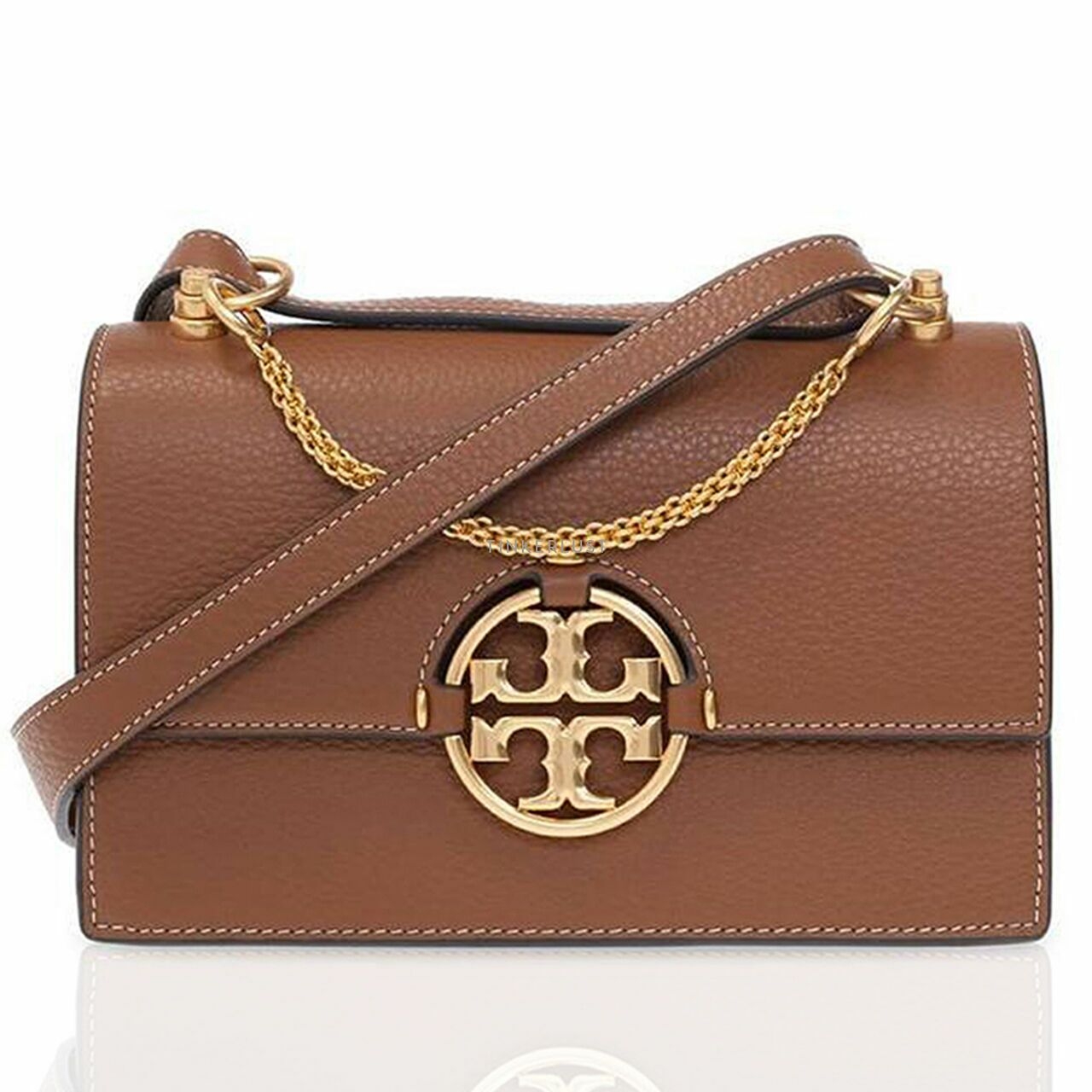 Tory Burch Miller Small Flap Shoulder Bag Light Umber