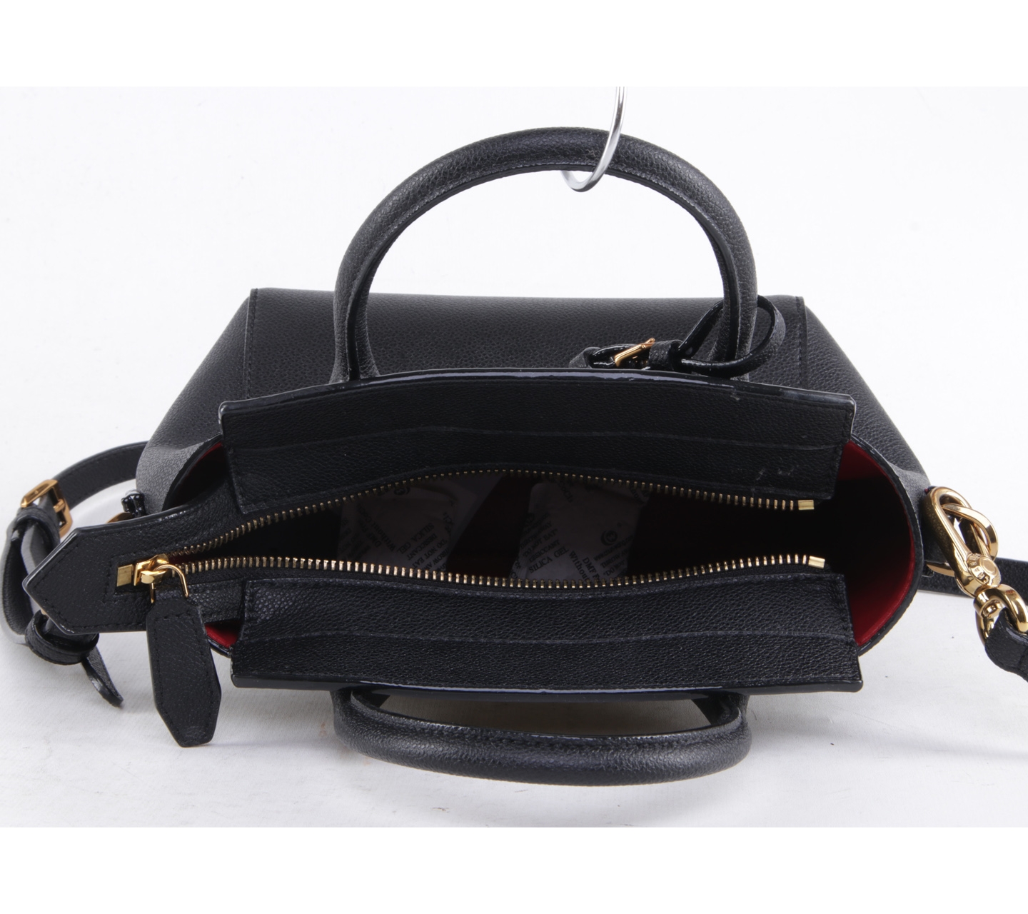 Charles&keith black satchel bag