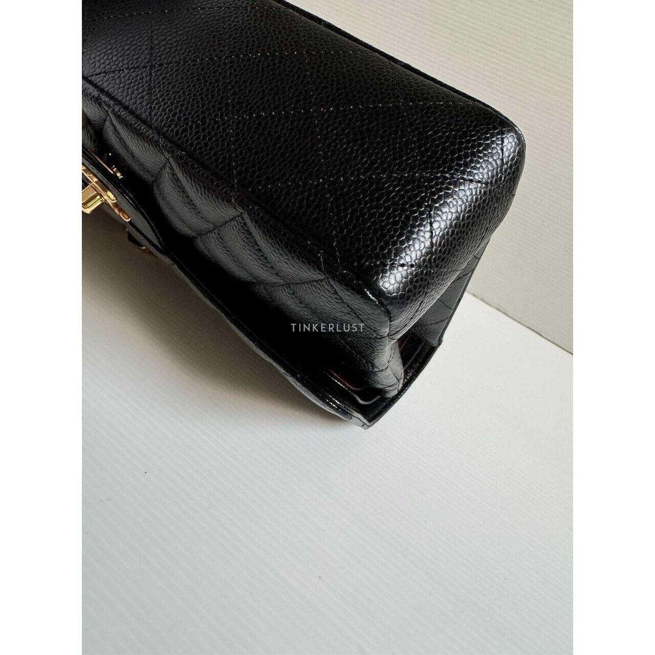 Chanel Classic Medium Black Caviar GHW # 24 Shoulder Bag