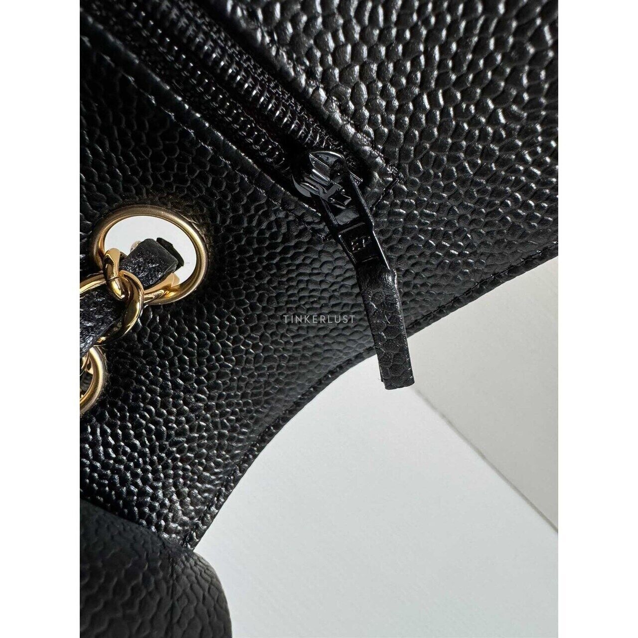 Chanel Classic Medium Black Caviar GHW # 24 Shoulder Bag