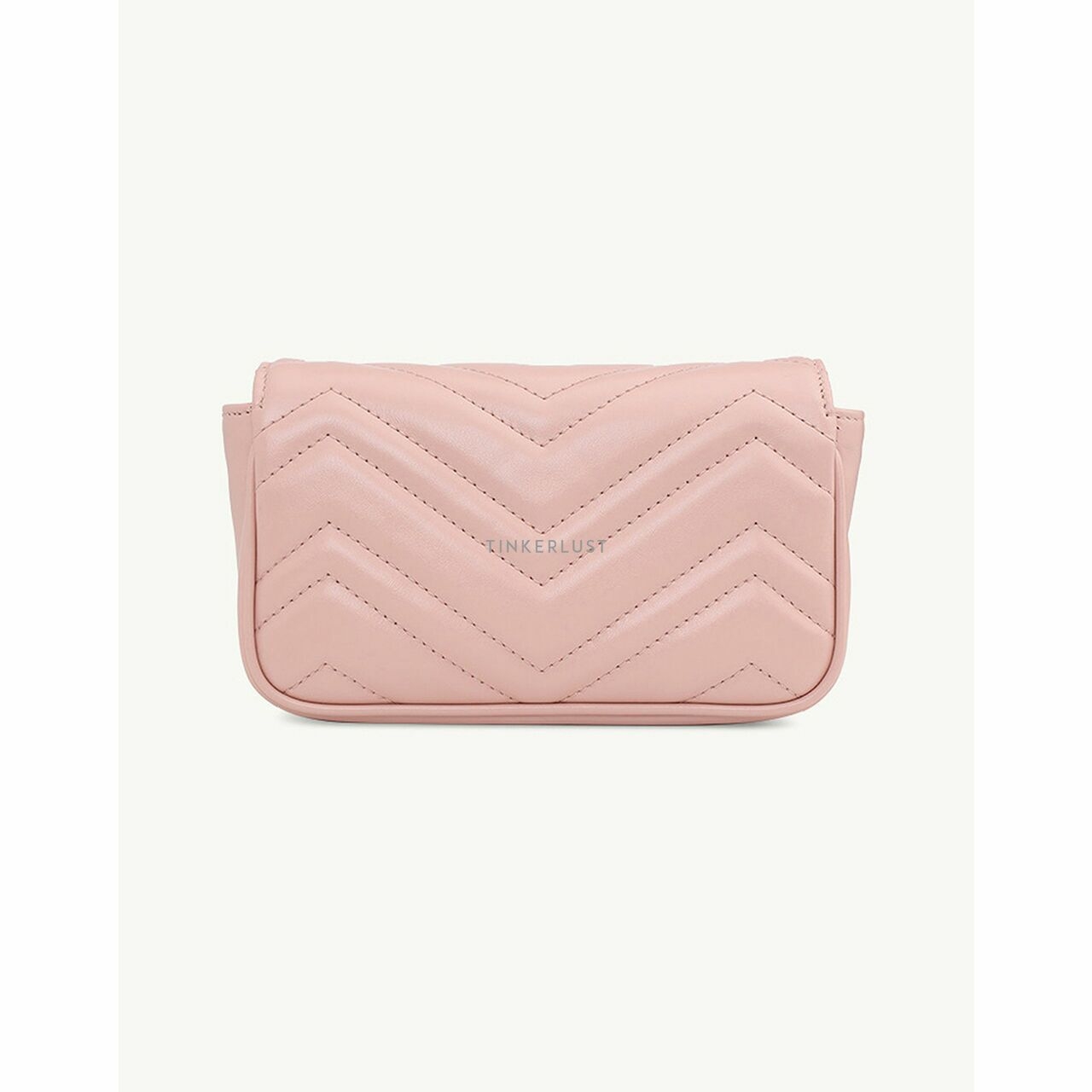 Gucci GG Marmont Flap Chain Belt Bag in All Light Pink Size 80 Sling Bag