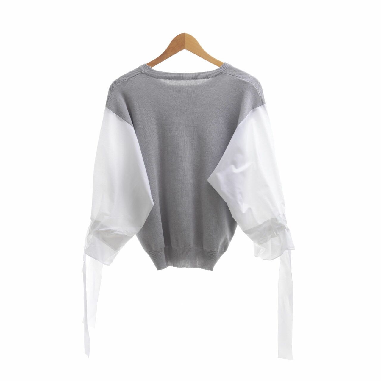 Private Collection Grey & White Blouse