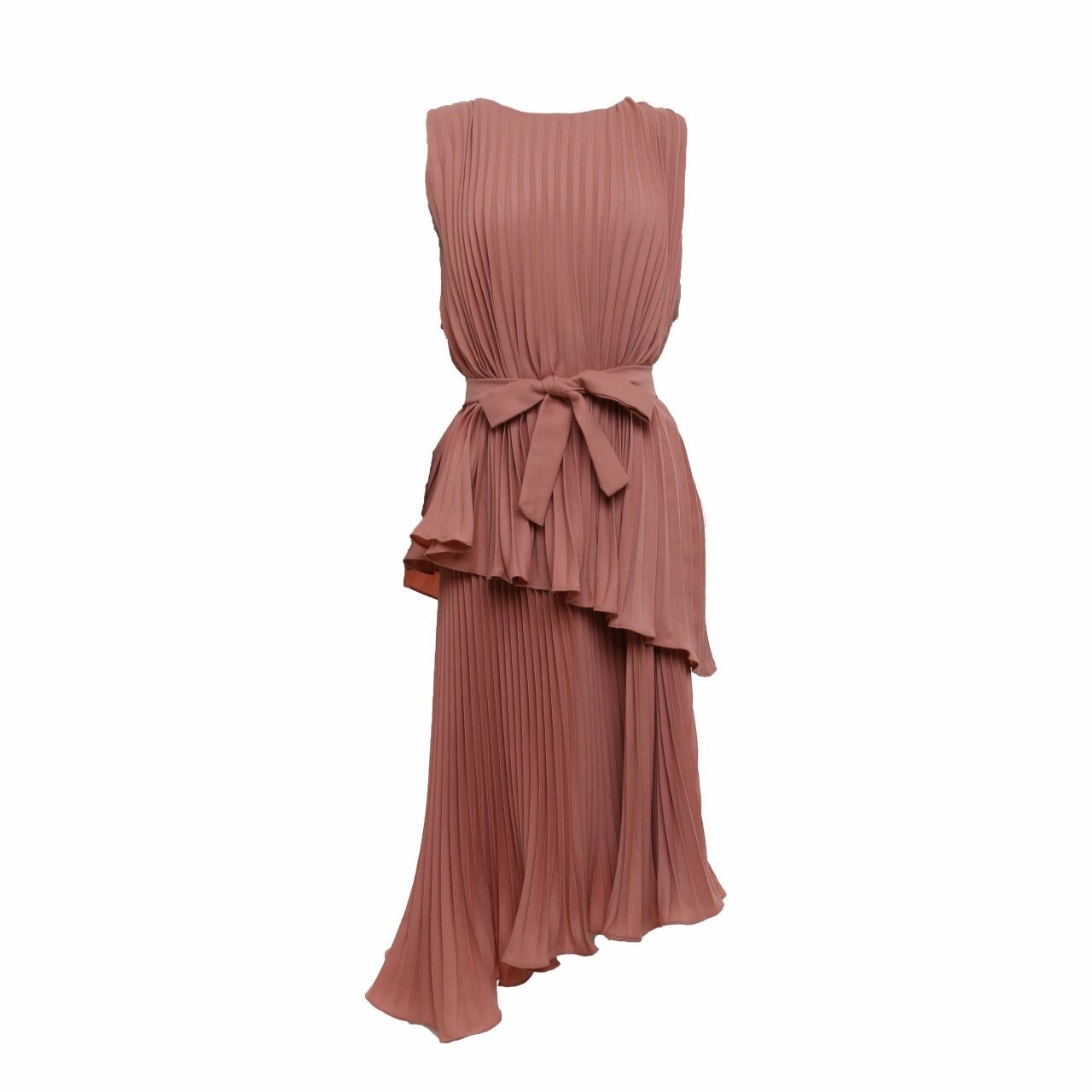 Posh The Label Pink Coral Midi Dress