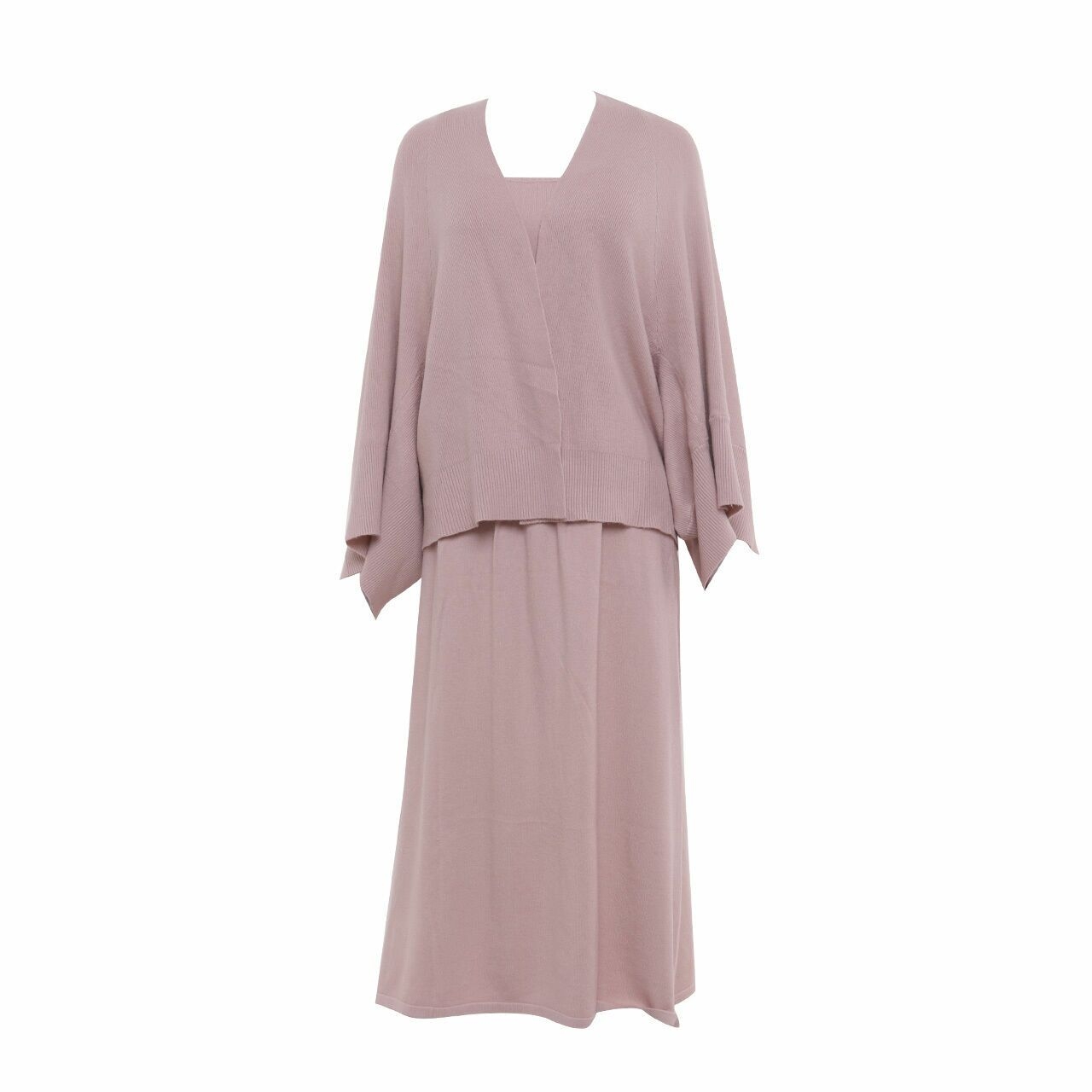 Yuan Pink Midi Dress