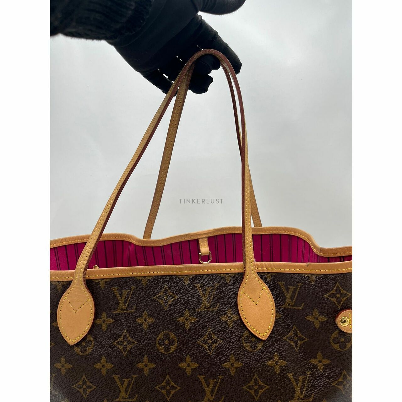 Louis Vuitton Neverfull MM Mono Pivoine 2020 Tote Bag