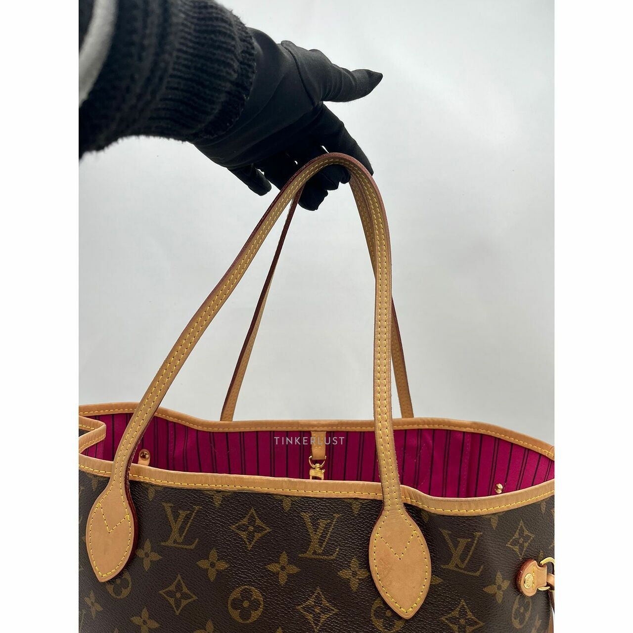 Louis Vuitton Neverfull MM Mono Pivoine 2020 Tote Bag