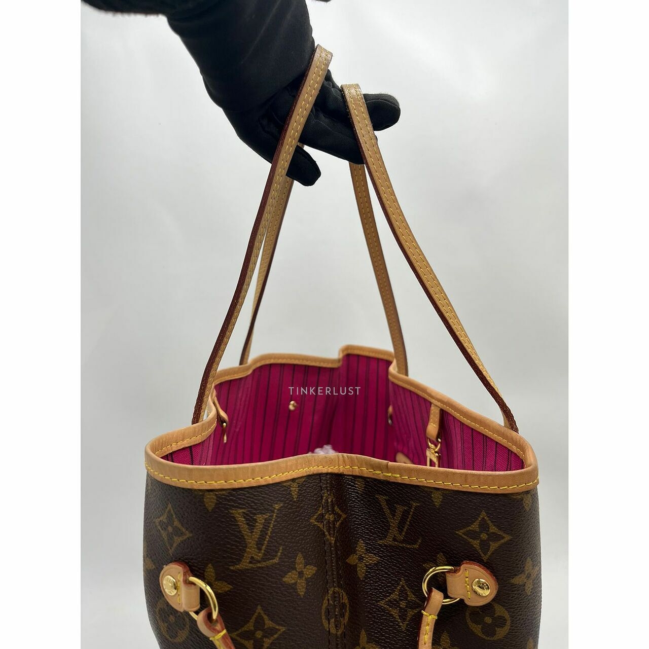 Louis Vuitton Neverfull MM Mono Pivoine 2020 Tote Bag