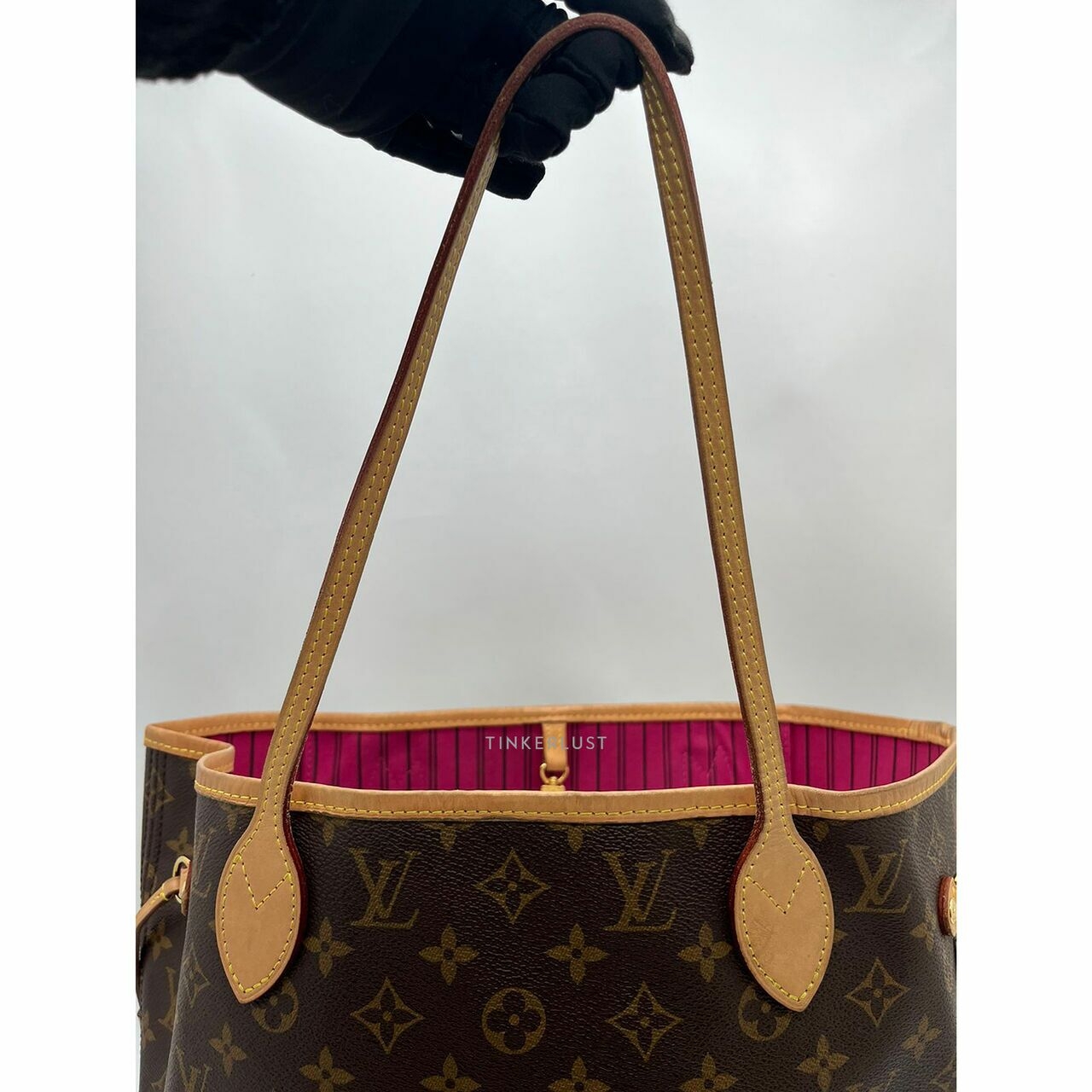 Louis Vuitton Neverfull MM Mono Pivoine 2020 Tote Bag