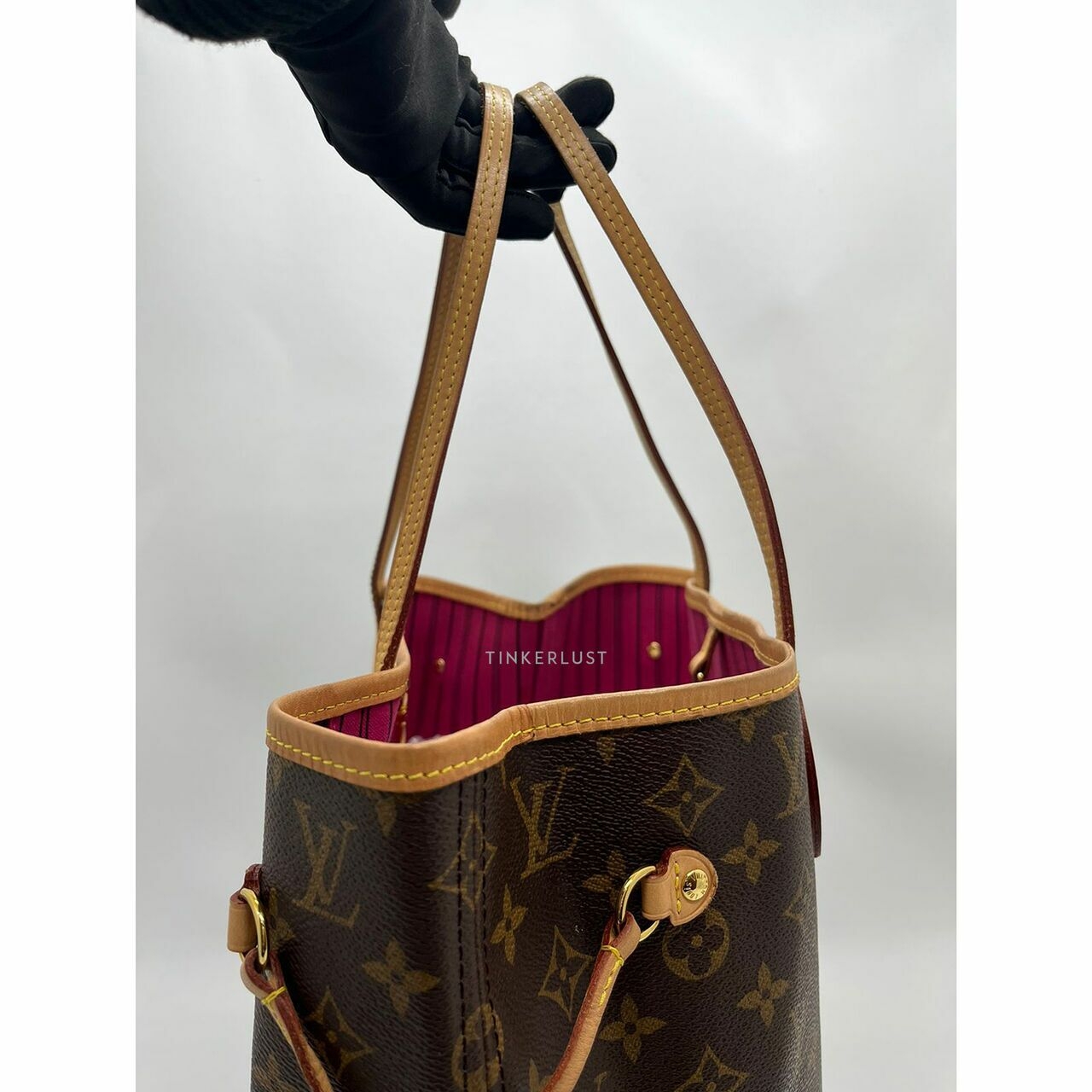 Louis Vuitton Neverfull MM Mono Pivoine 2020 Tote Bag