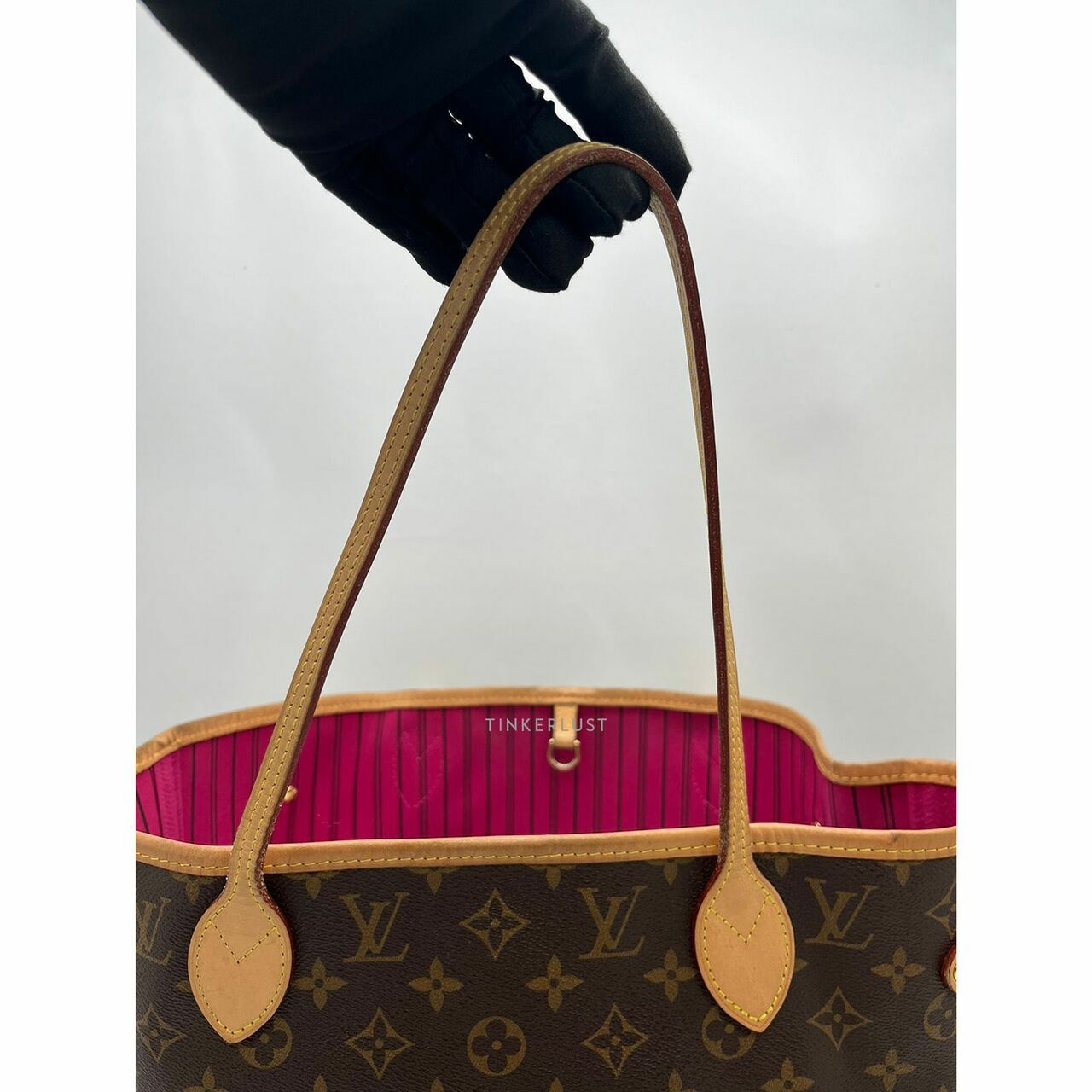 Louis Vuitton Neverfull MM Mono Pivoine 2020 Tote Bag