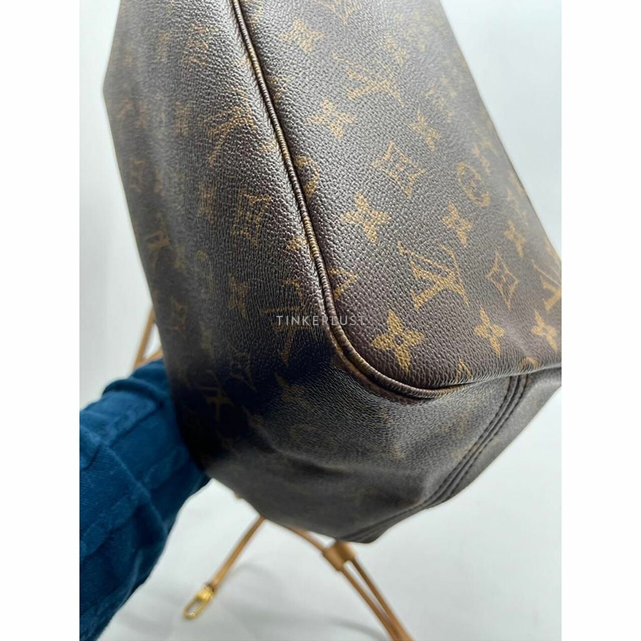 Louis Vuitton Neverfull MM Mono Pivoine 2020 Tote Bag