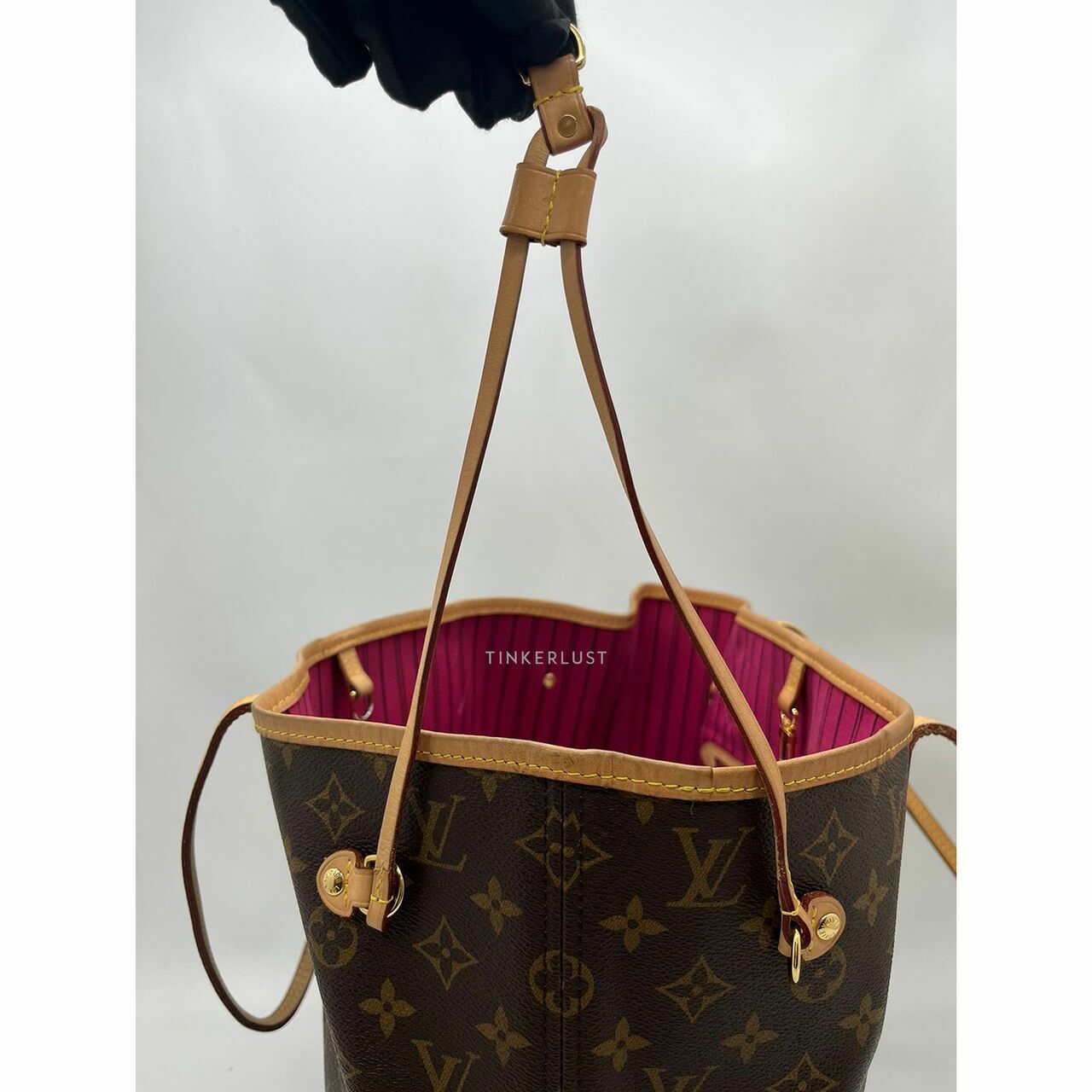 Louis Vuitton Neverfull MM Mono Pivoine 2020 Tote Bag