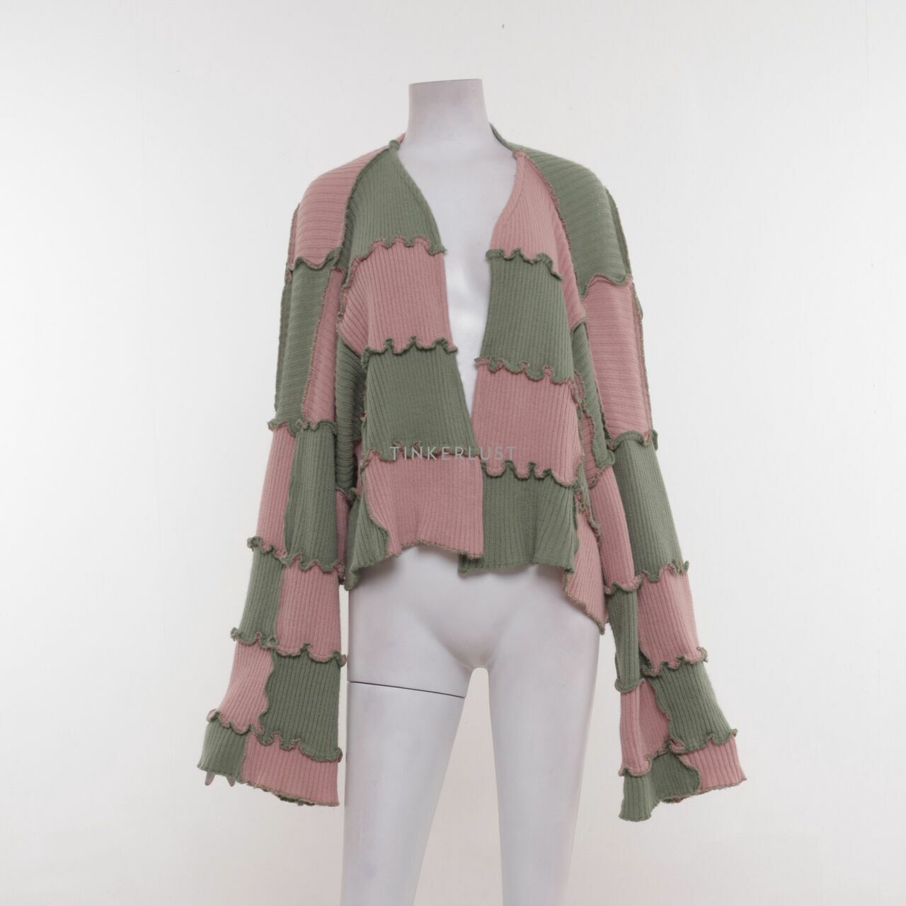 Private Collection Green & Pink Cardigan