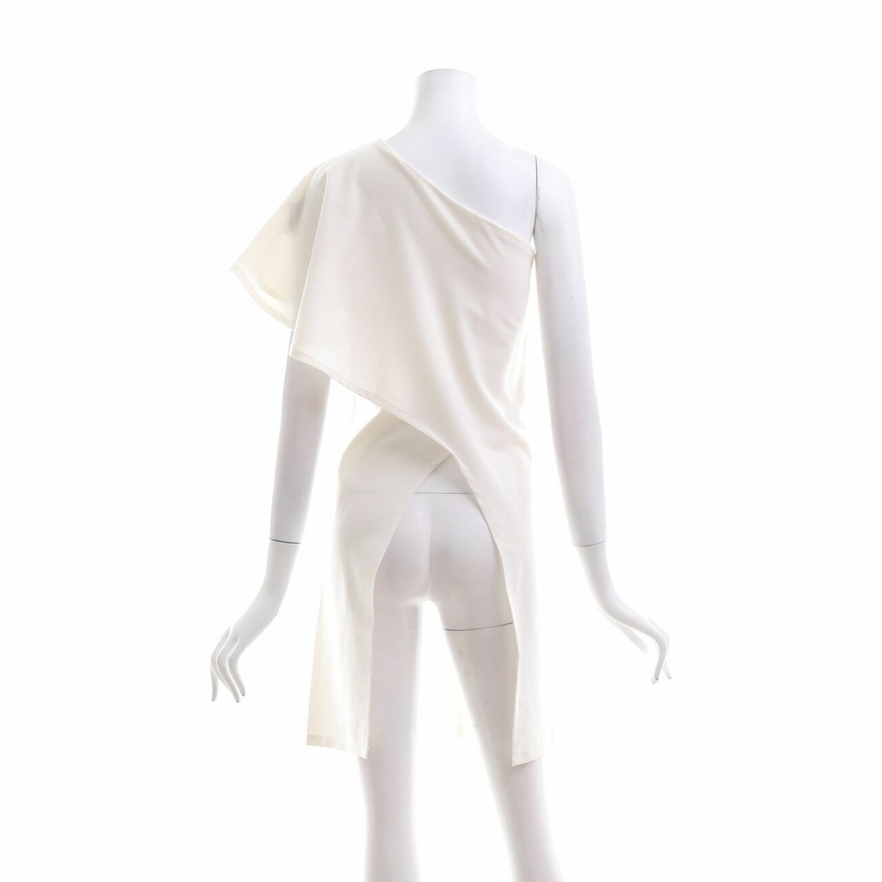 Private Collection Off White One Shoulder Sleeveless