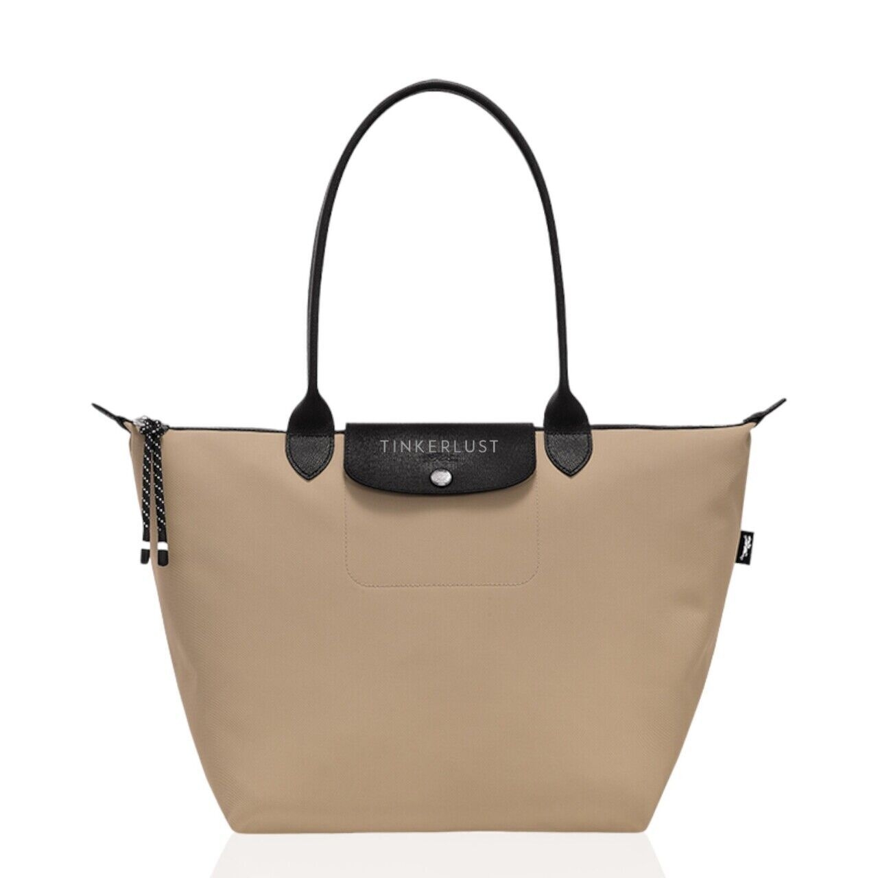 Longhamp Large Le Pliage Energy in Clay Canvas Tote Bag