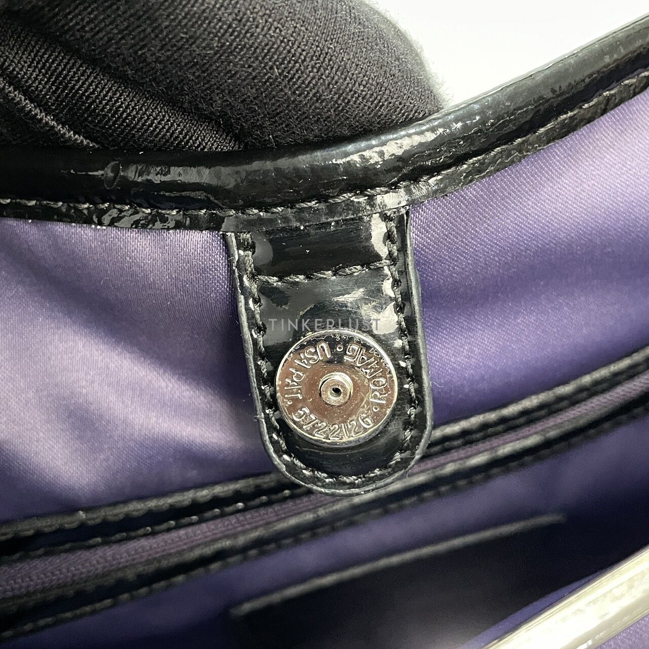 Coach Poppy Black Signature Tote Bag