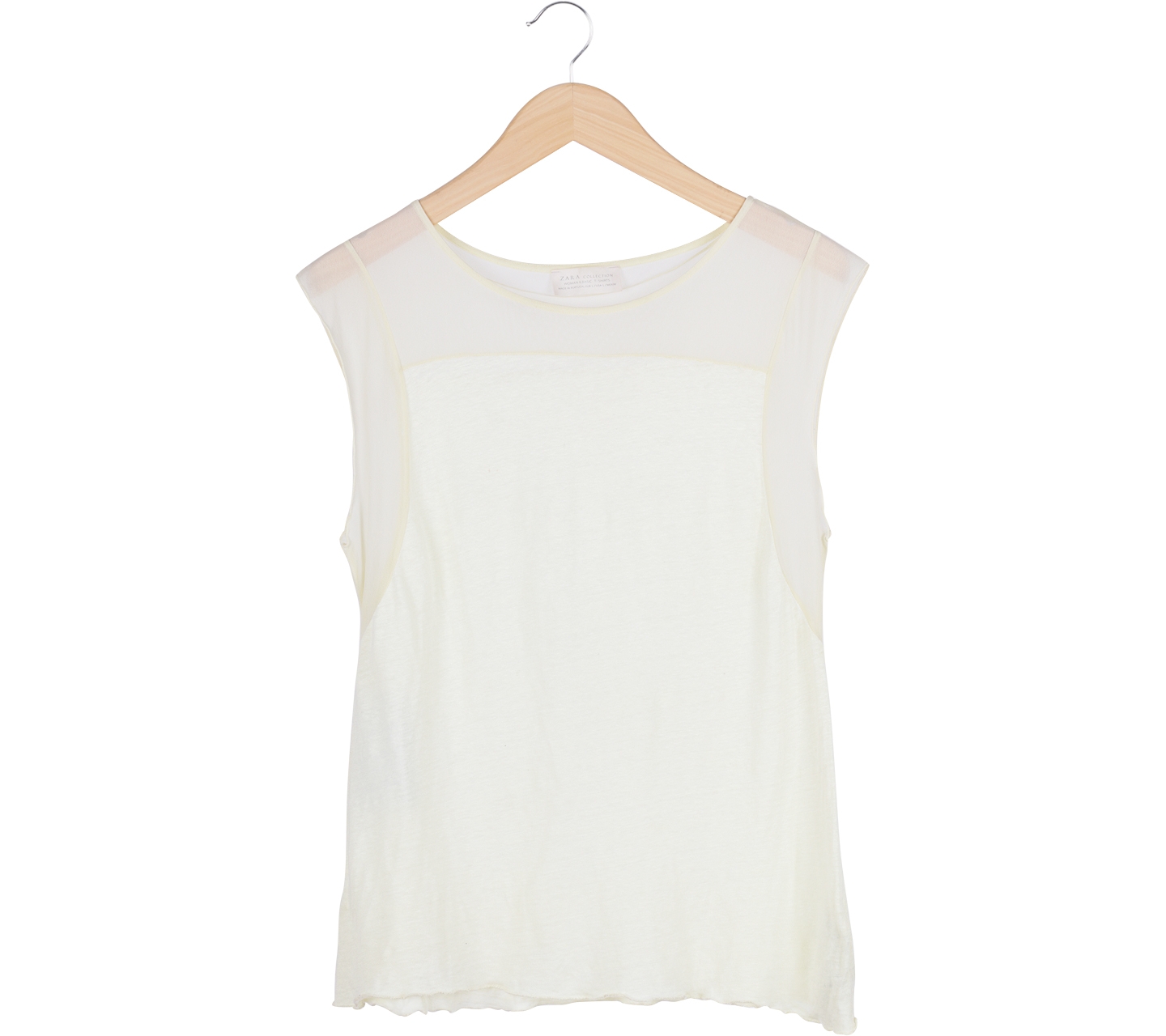 Zara Yellow Combi T-Shirt