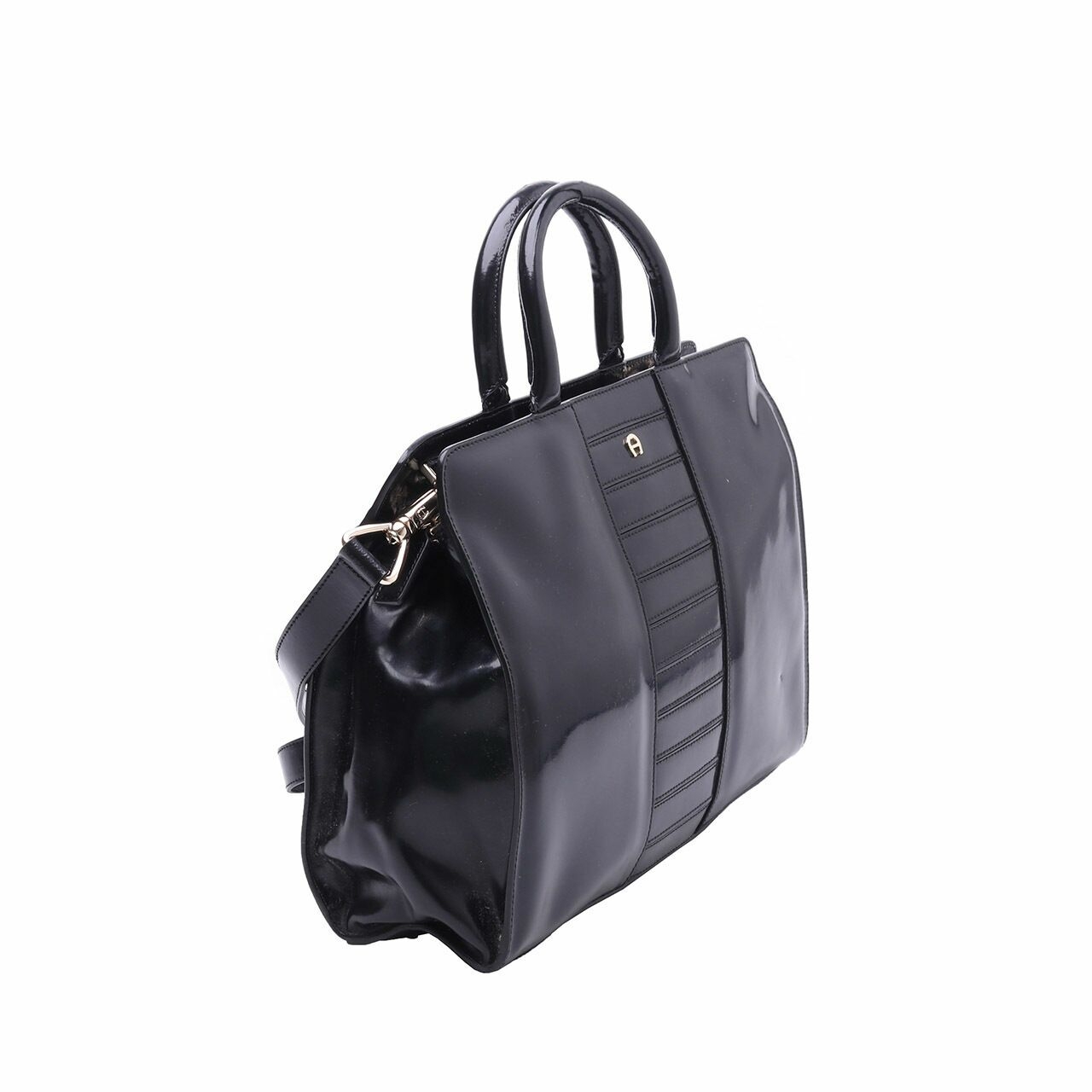 Aigner Black Satchel