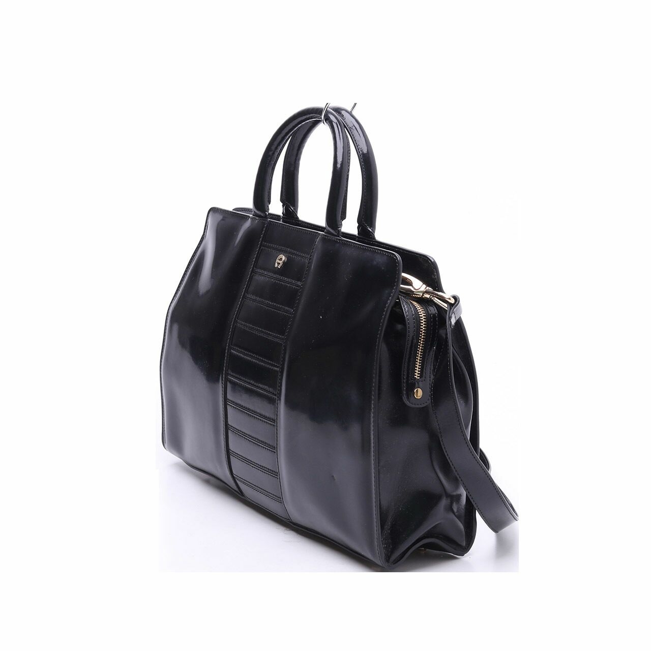 Aigner Black Satchel