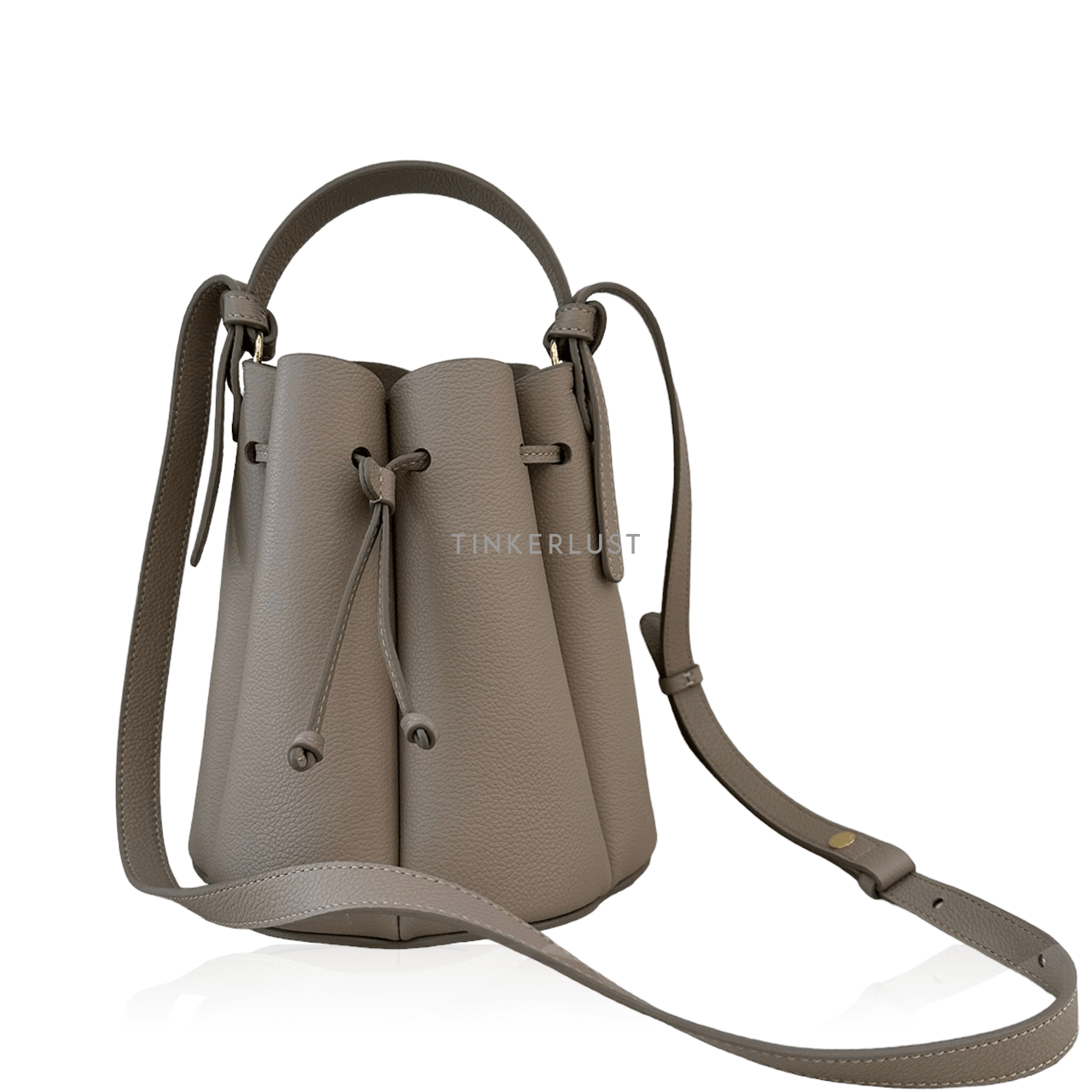 Polene Numero Huit Mini Taupe Sling Bag