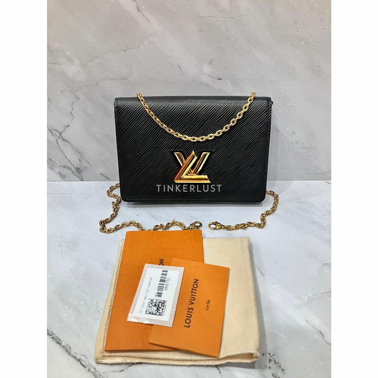 Louis Vuitton Twist WOC Black 2019 GHW Sling Bag