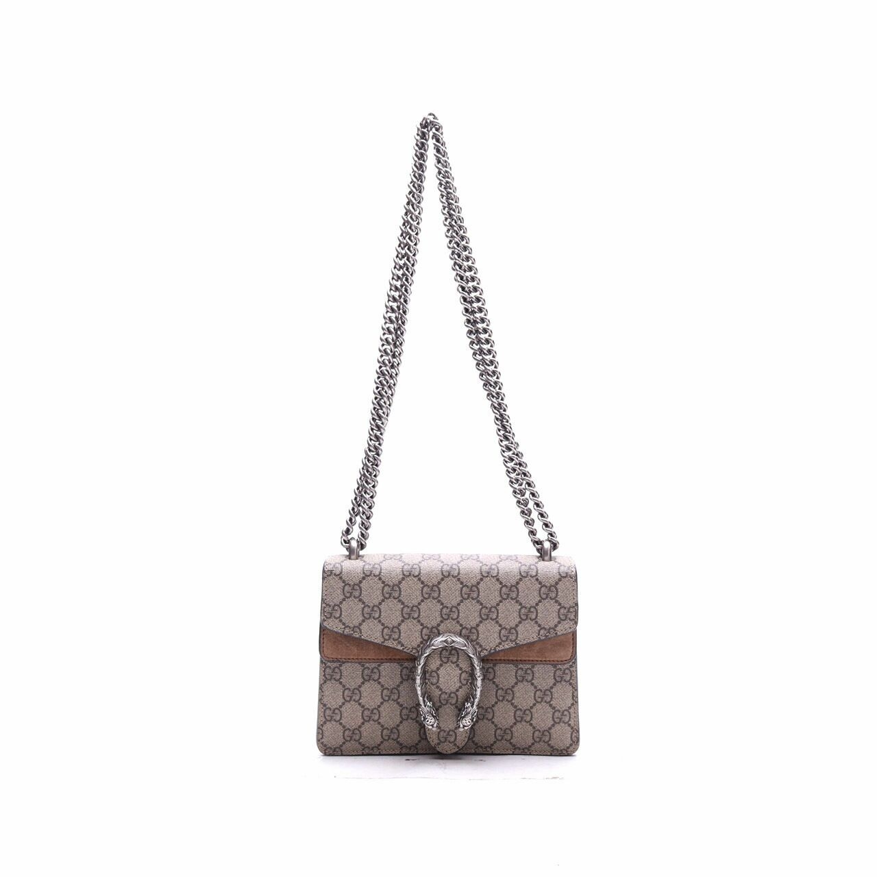 Gucci Dionysus GG Supreme Beige Mini Shoulder Bag