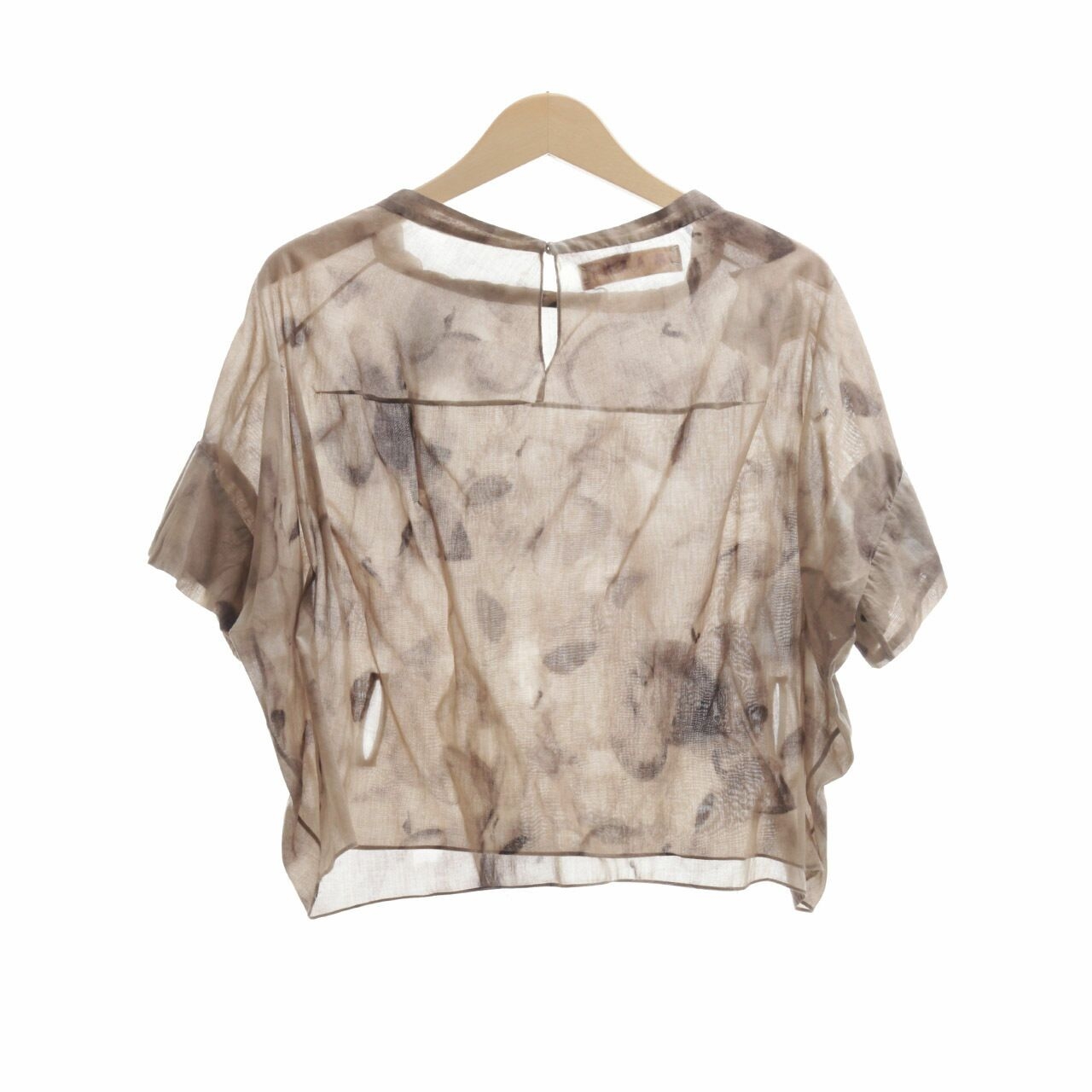 Marni Brown Printed Blouse