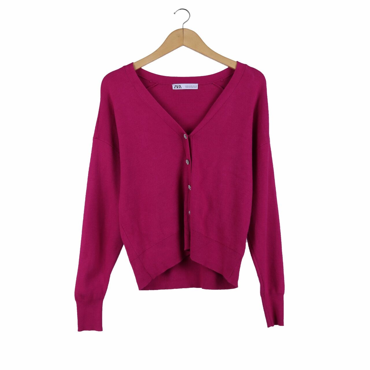 Zara Magenta Cardigan